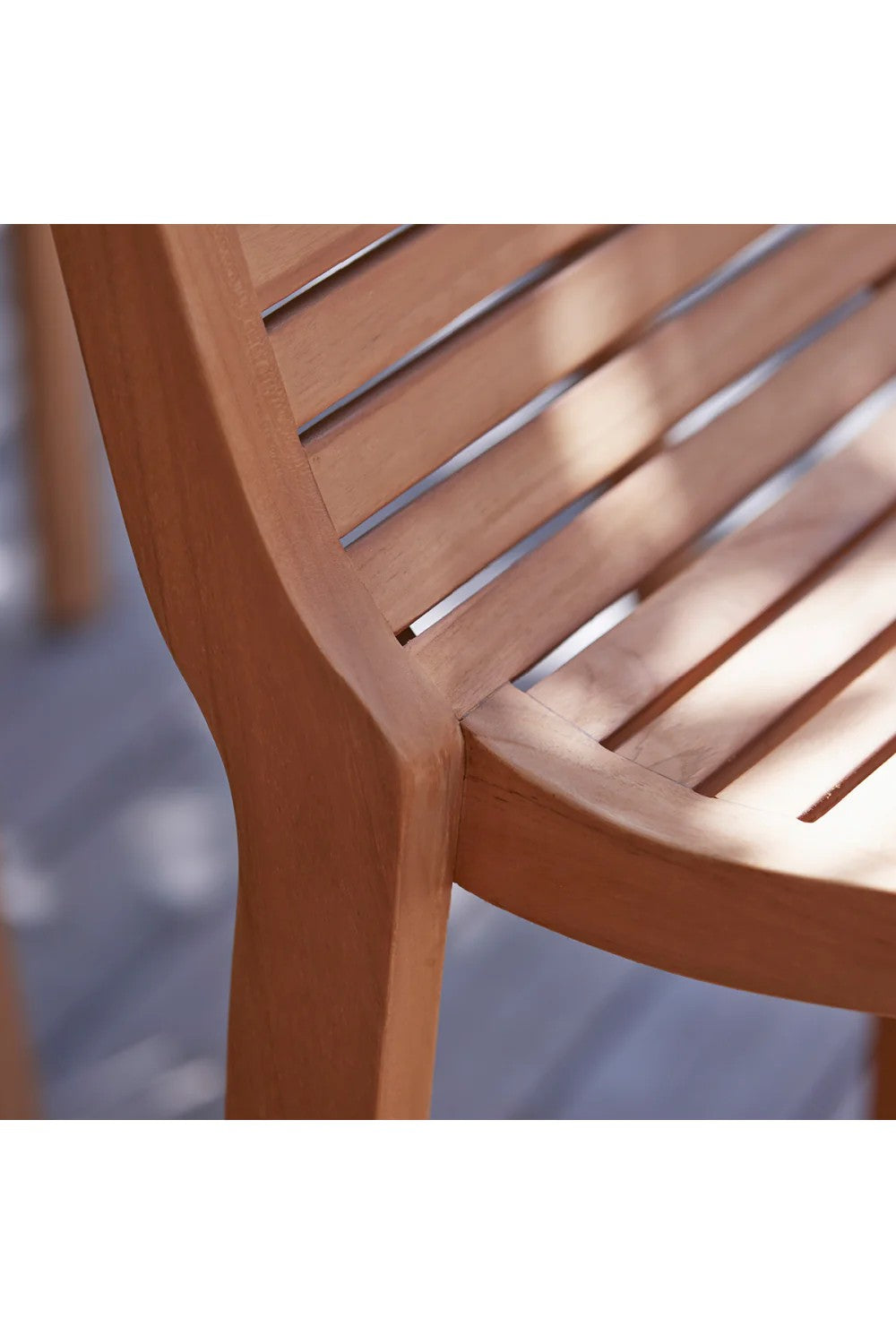 Solid Teak Outdoor Chair | Tikamoon Teo