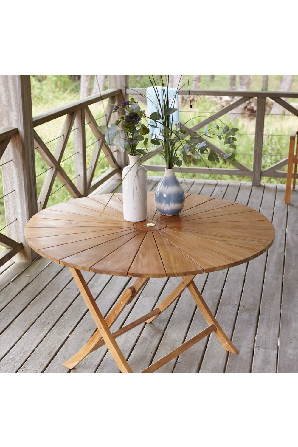 Solid Teak Outdoor Table | Tikamoon Andria