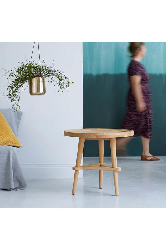 Solid Teak Side Table | Tikamoon Paola