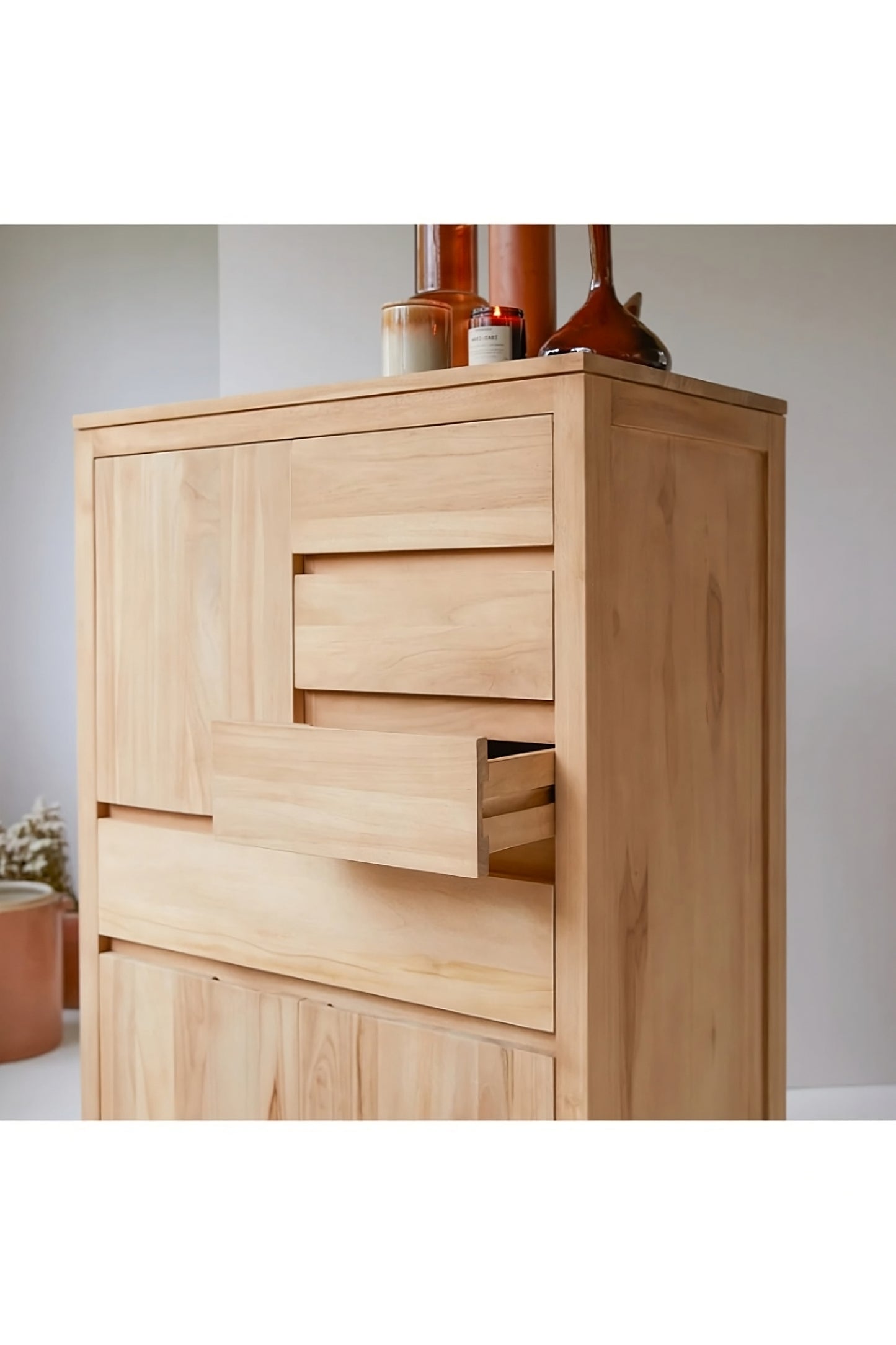 Solid Teak Cabinet | Tikamoon Paulo