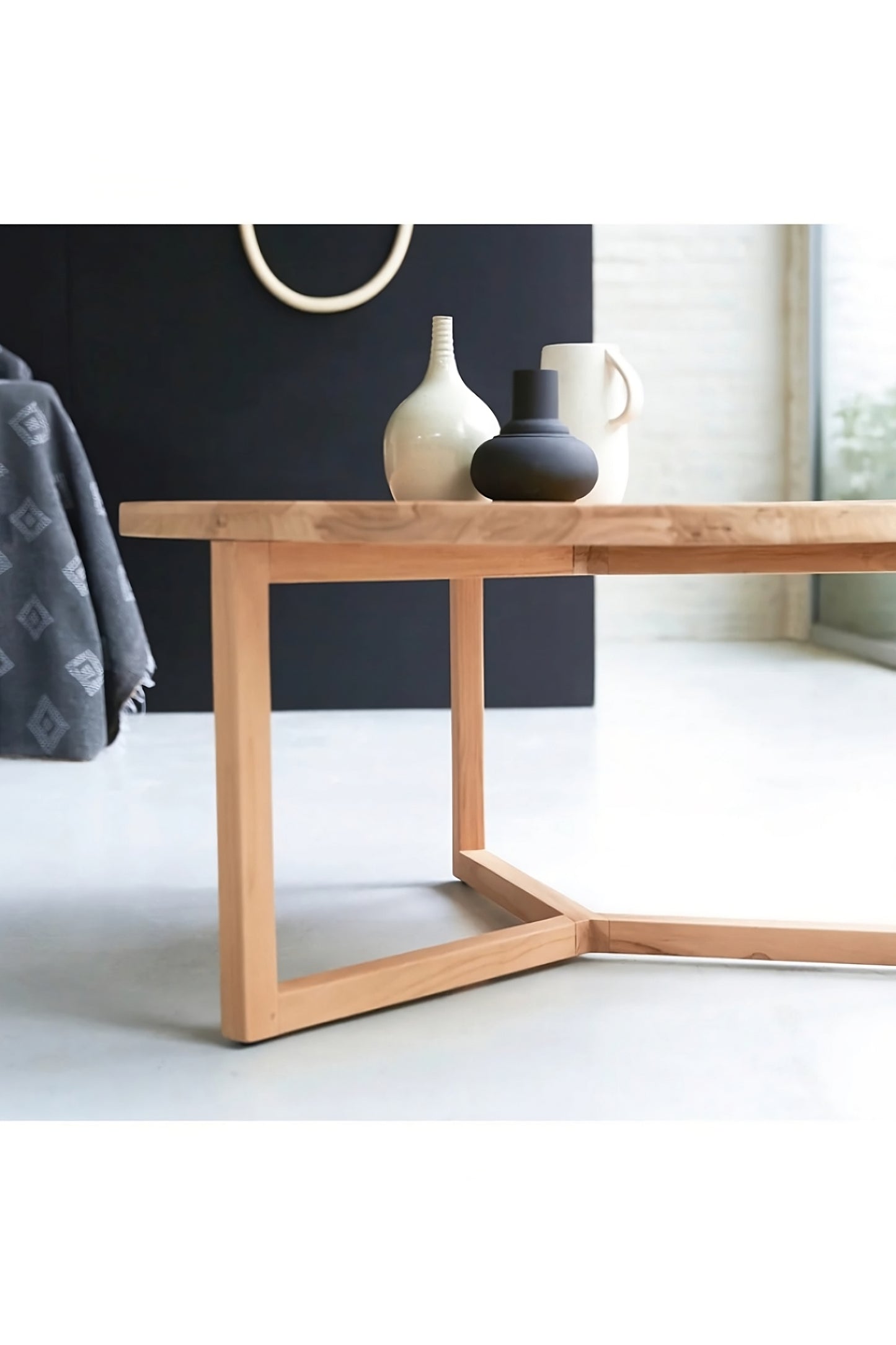 Solid Teak Coffee Table | Tikamoon Ana