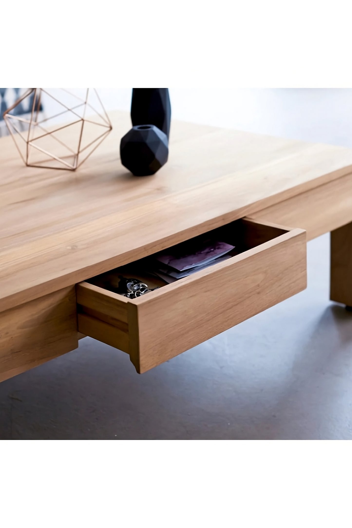 Solid Teak Coffee Table | Tikamoon Eden