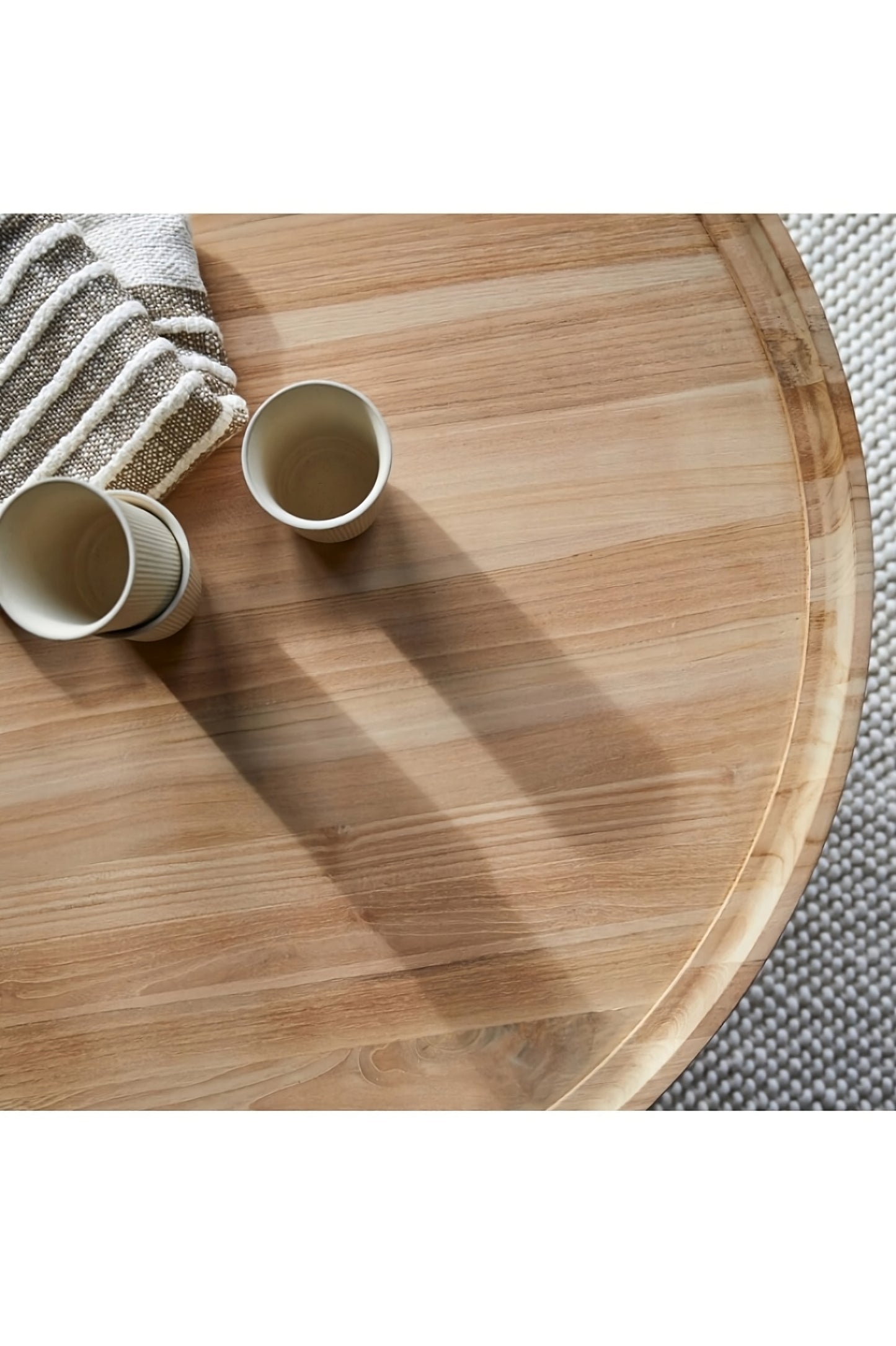 Solid Teak Coffee Table | Tikamoon Milla