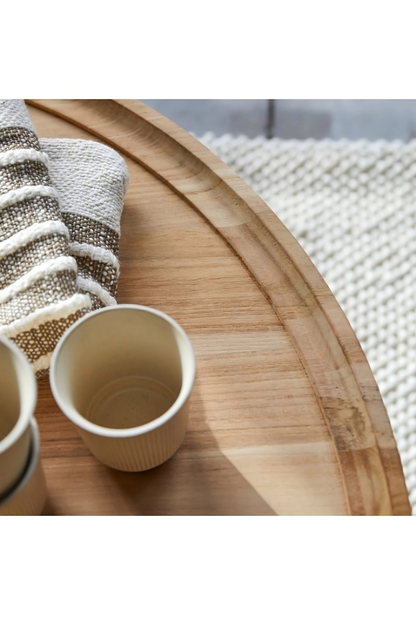 Solid Teak Coffee Table | Tikamoon Milla