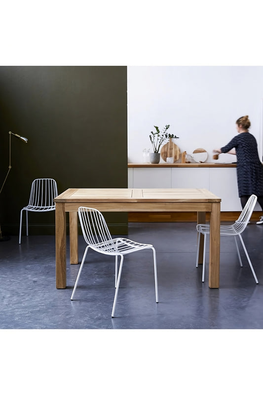 Solid Teak Expandable Dining Table | Tikamoon Cloe