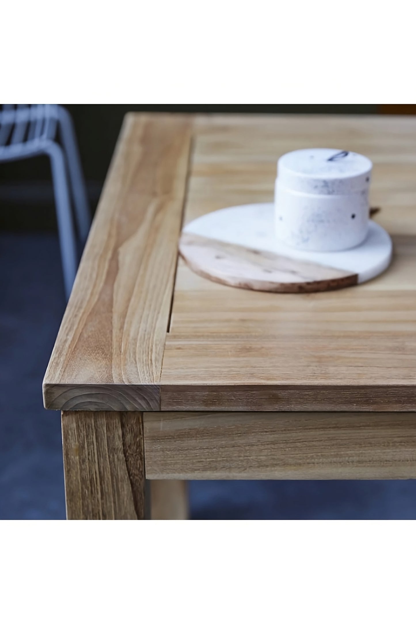 Solid Teak Expandable Dining Table | Tikamoon Cloe