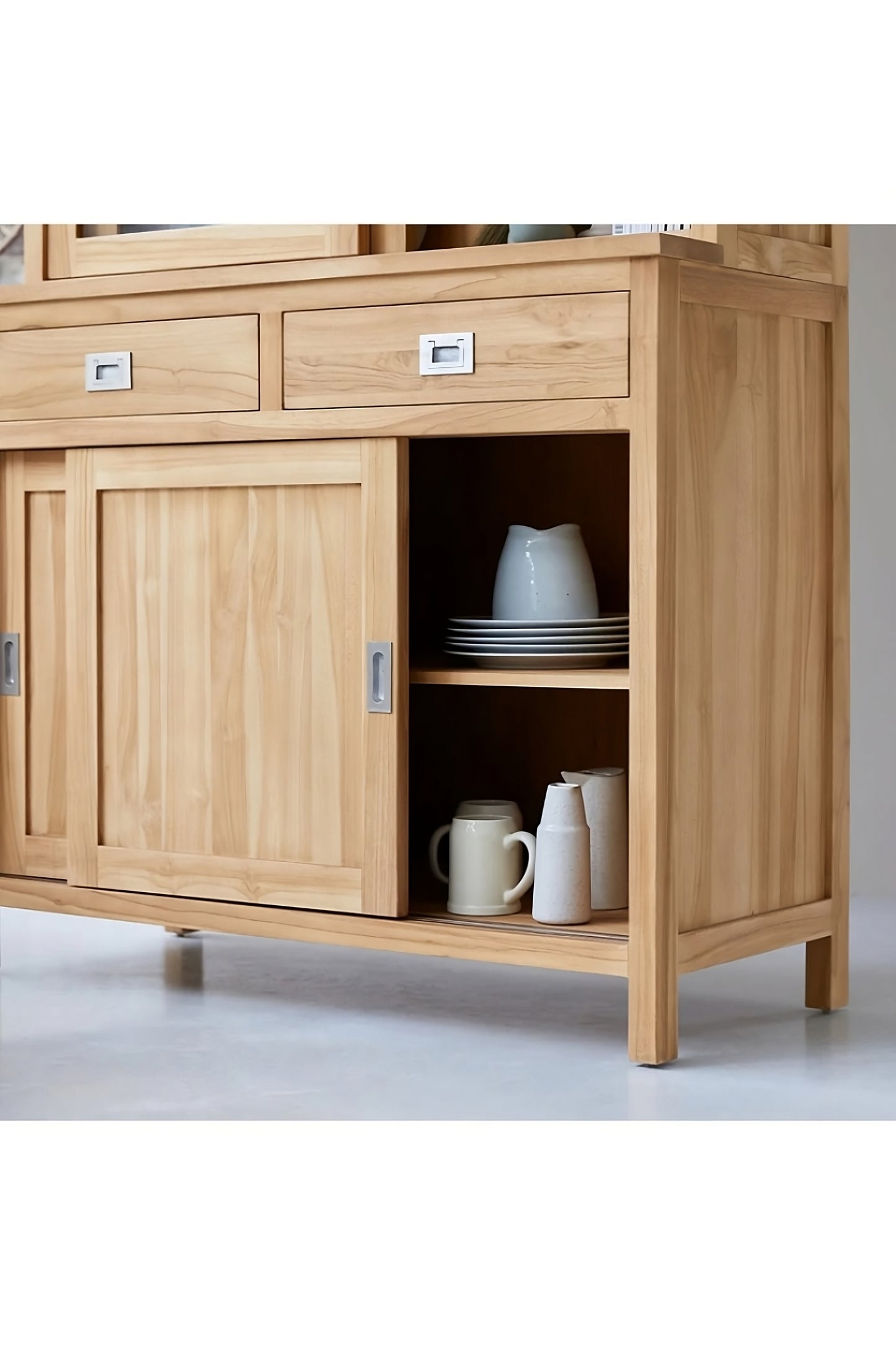 Solid Teak Kitchen Cabinet | Tikamoon Coffee Tek