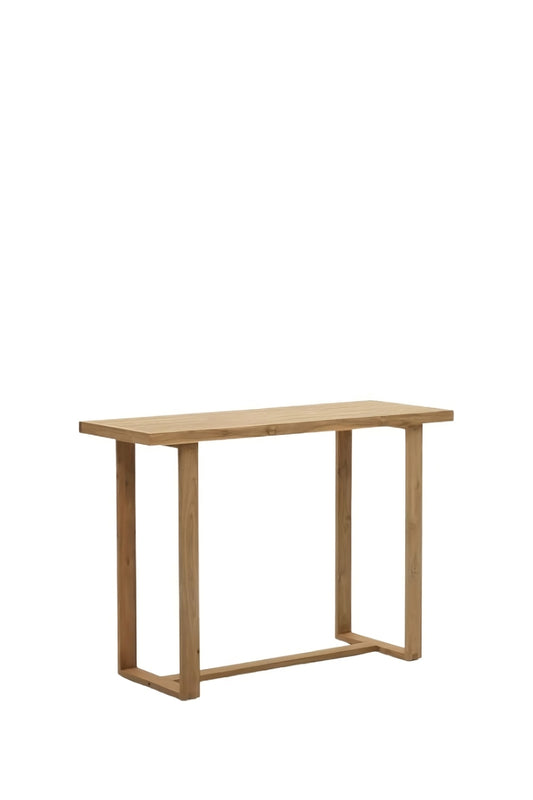 Solid Teak Outdoor Bar Table | La Forma Canadell