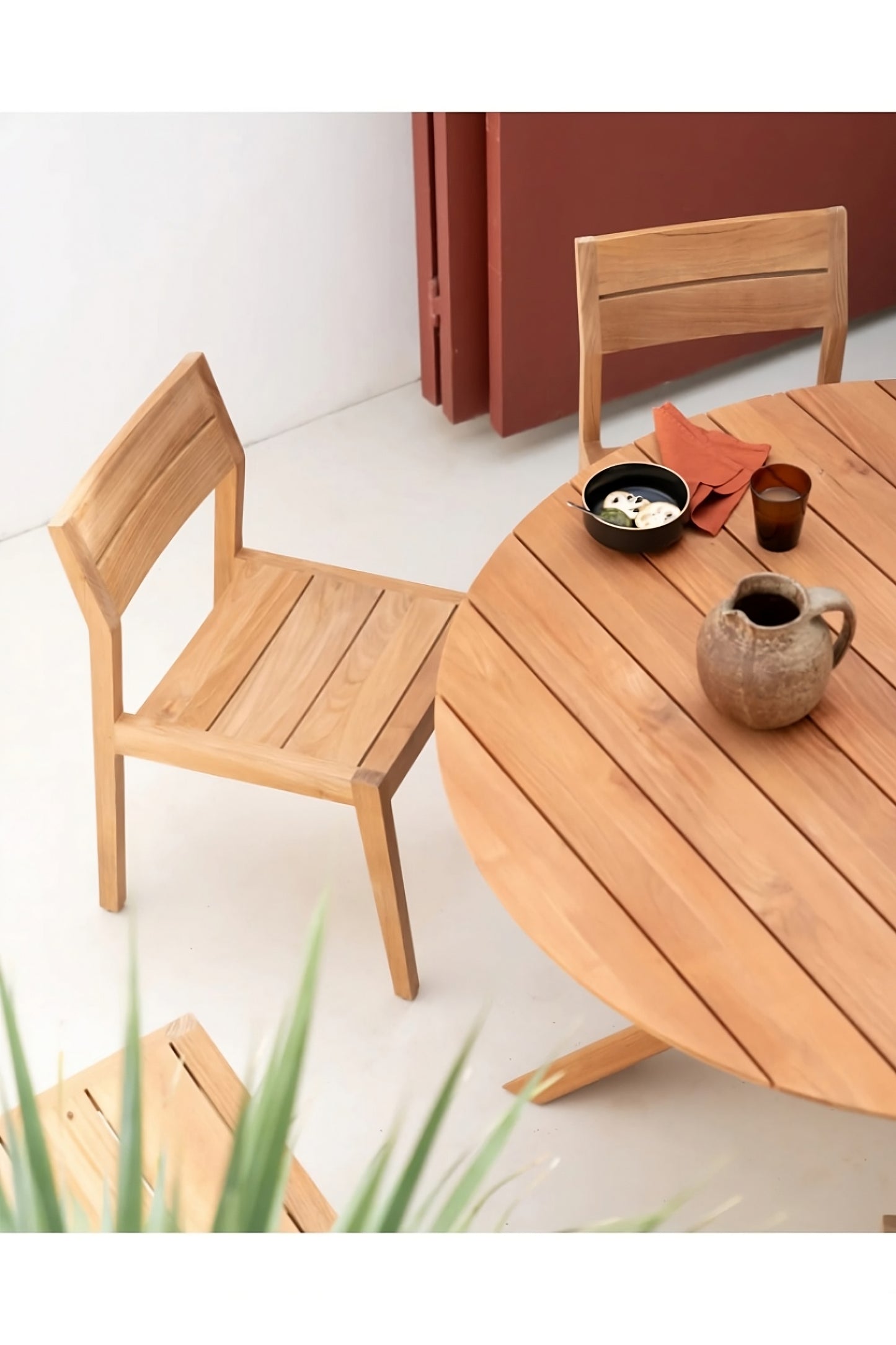 Solid Teak Outdoor Dining Chair | Ethnicraft EX 1