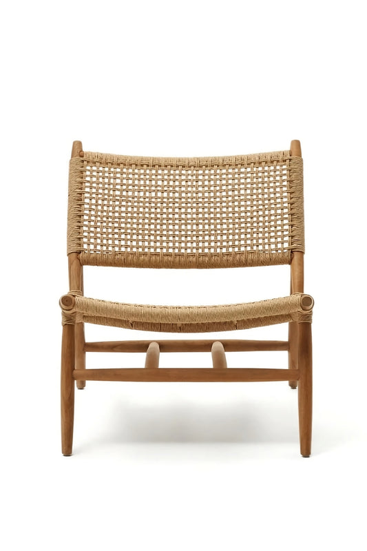 Solid Teak Outdoor Lounge Chair | La Forma Codolar