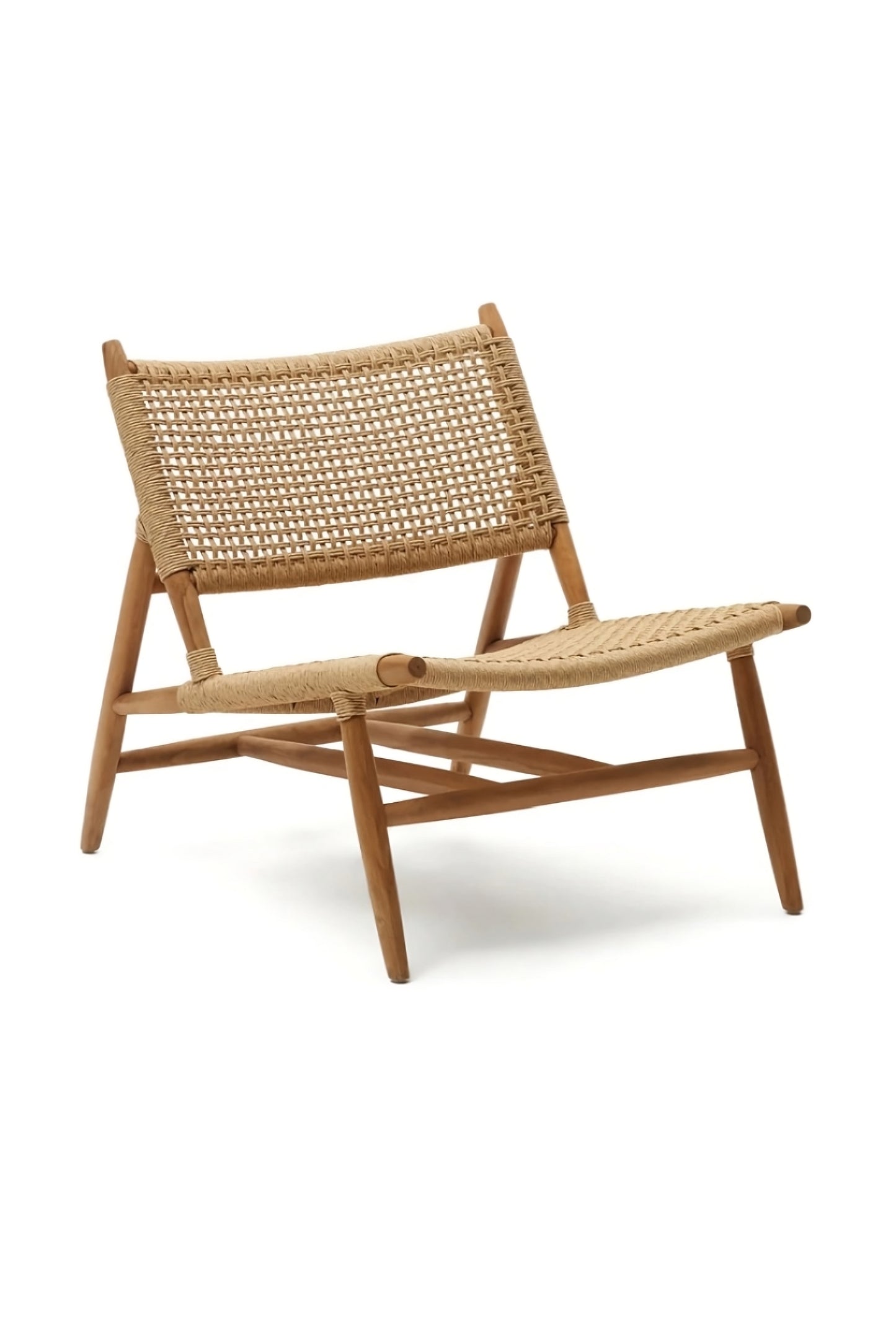 Solid Teak Outdoor Lounge Chair | La Forma Codolar