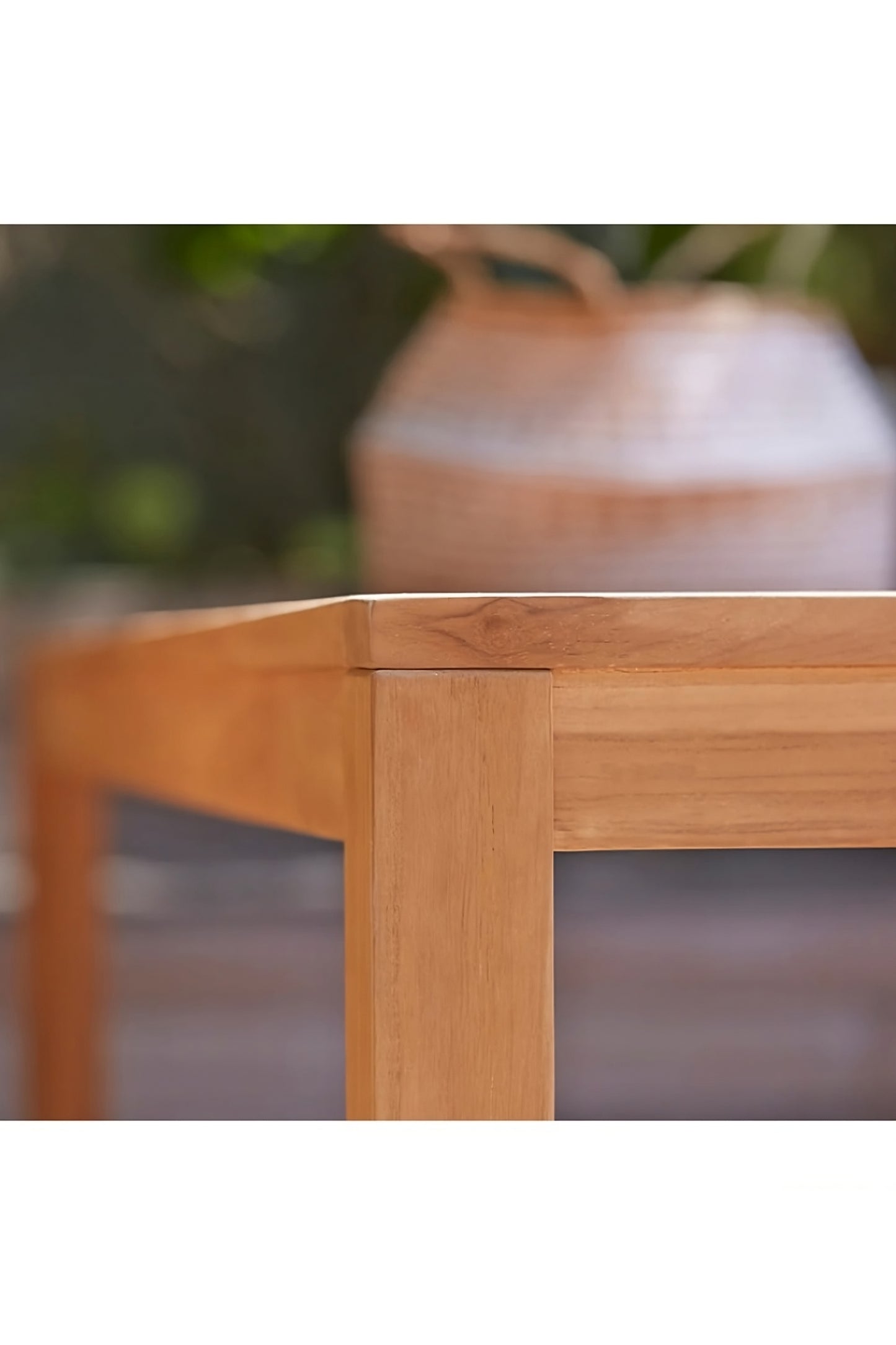Solid Teak Outdoor Table | Tikamoon Teo