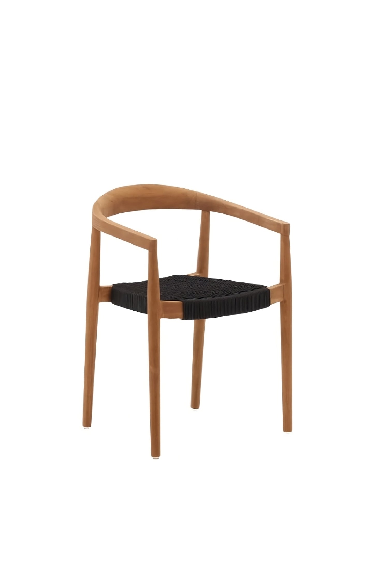 Solid Teak Stackable Outdoor Chairs (4) | La Forma Ydalia