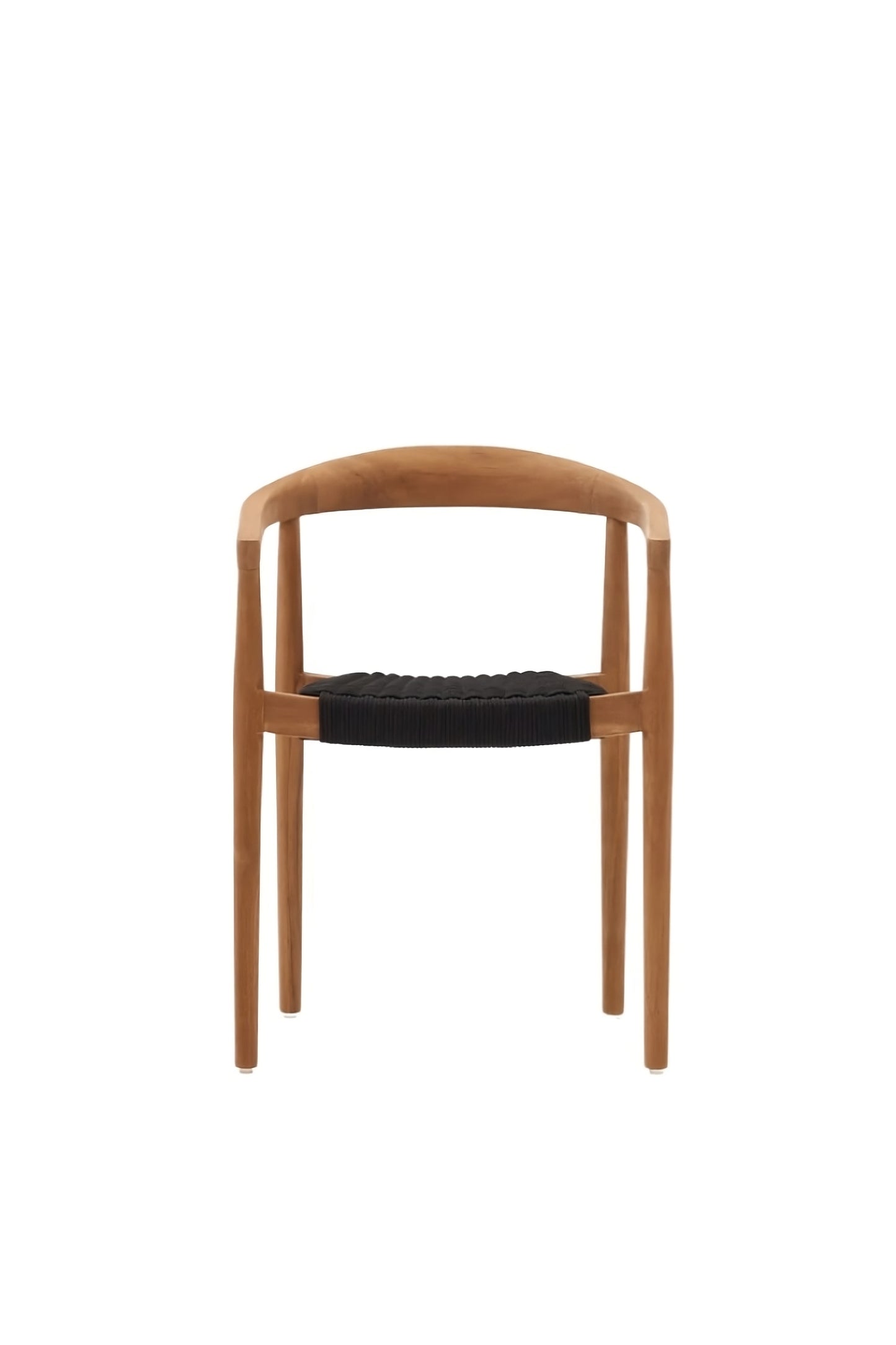 Solid Teak Stackable Outdoor Chairs (4) | La Forma Ydalia