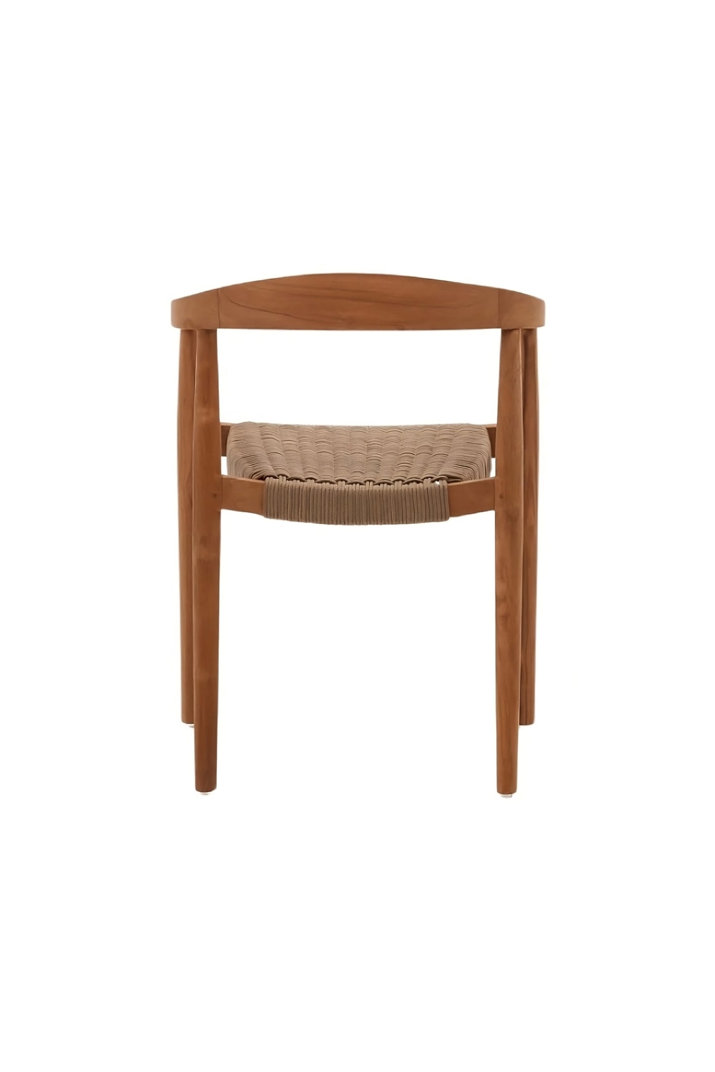 Solid Teak Stackable Outdoor Chairs (4) | La Forma Ydalia