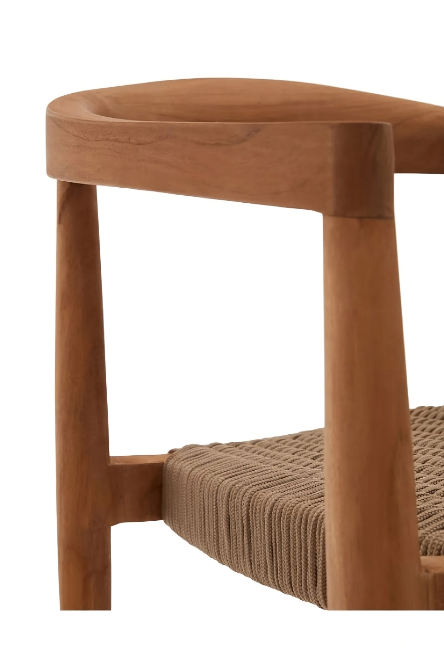 Solid Teak Stackable Outdoor Chairs (4) | La Forma Ydalia