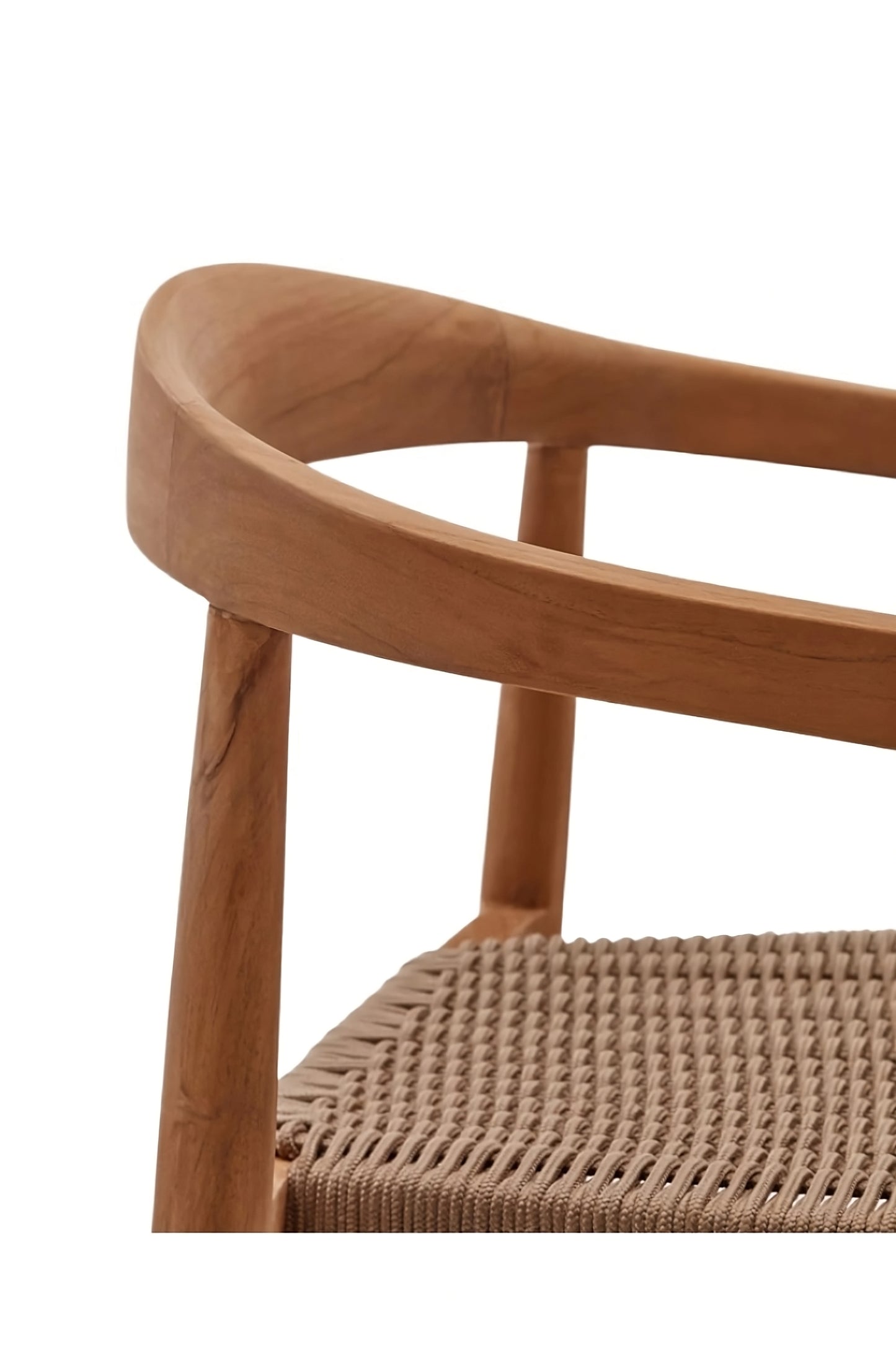 Solid Teak Stackable Outdoor Chairs (4) | La Forma Ydalia