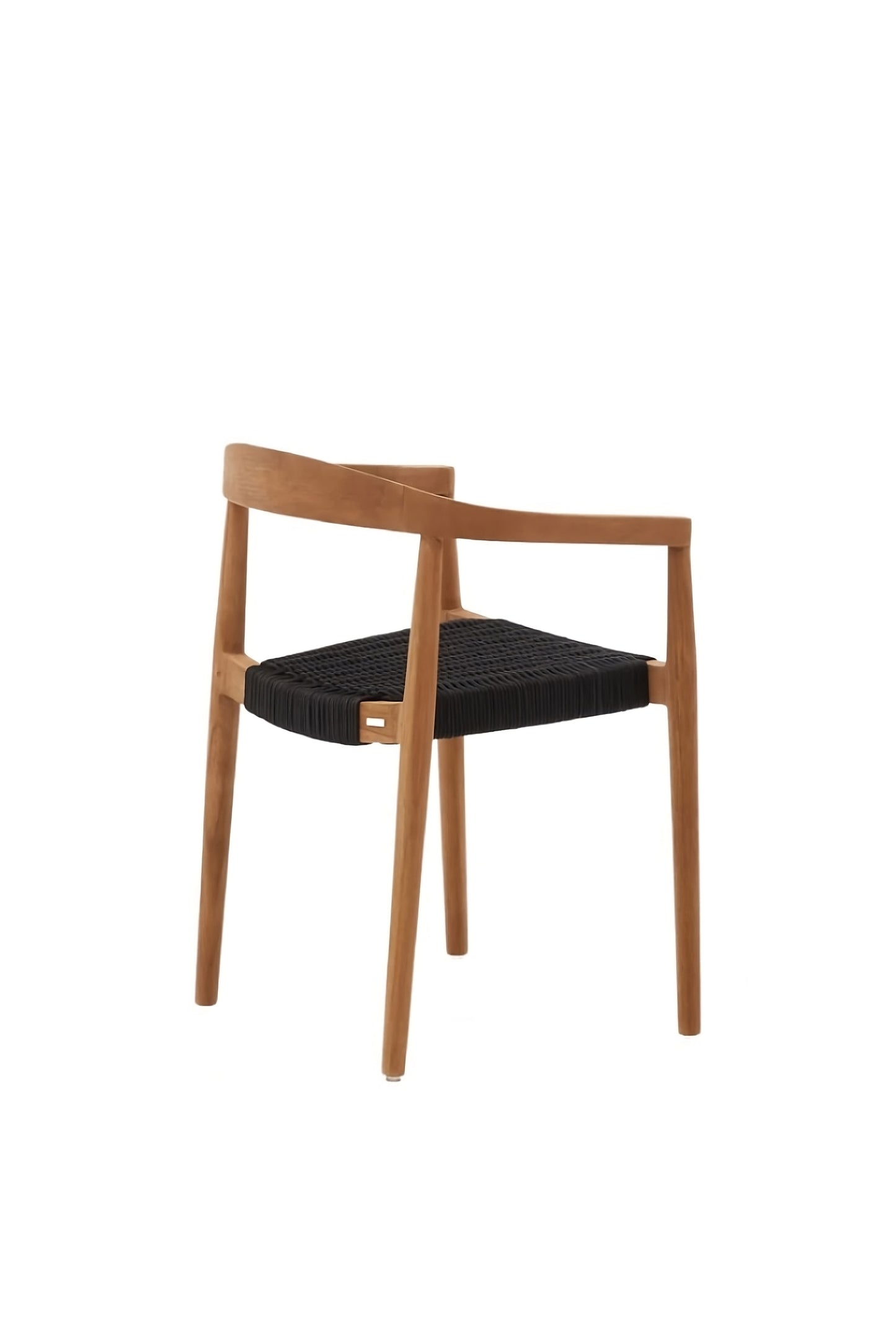 Solid Teak Stackable Outdoor Chairs (4) | La Forma Ydalia