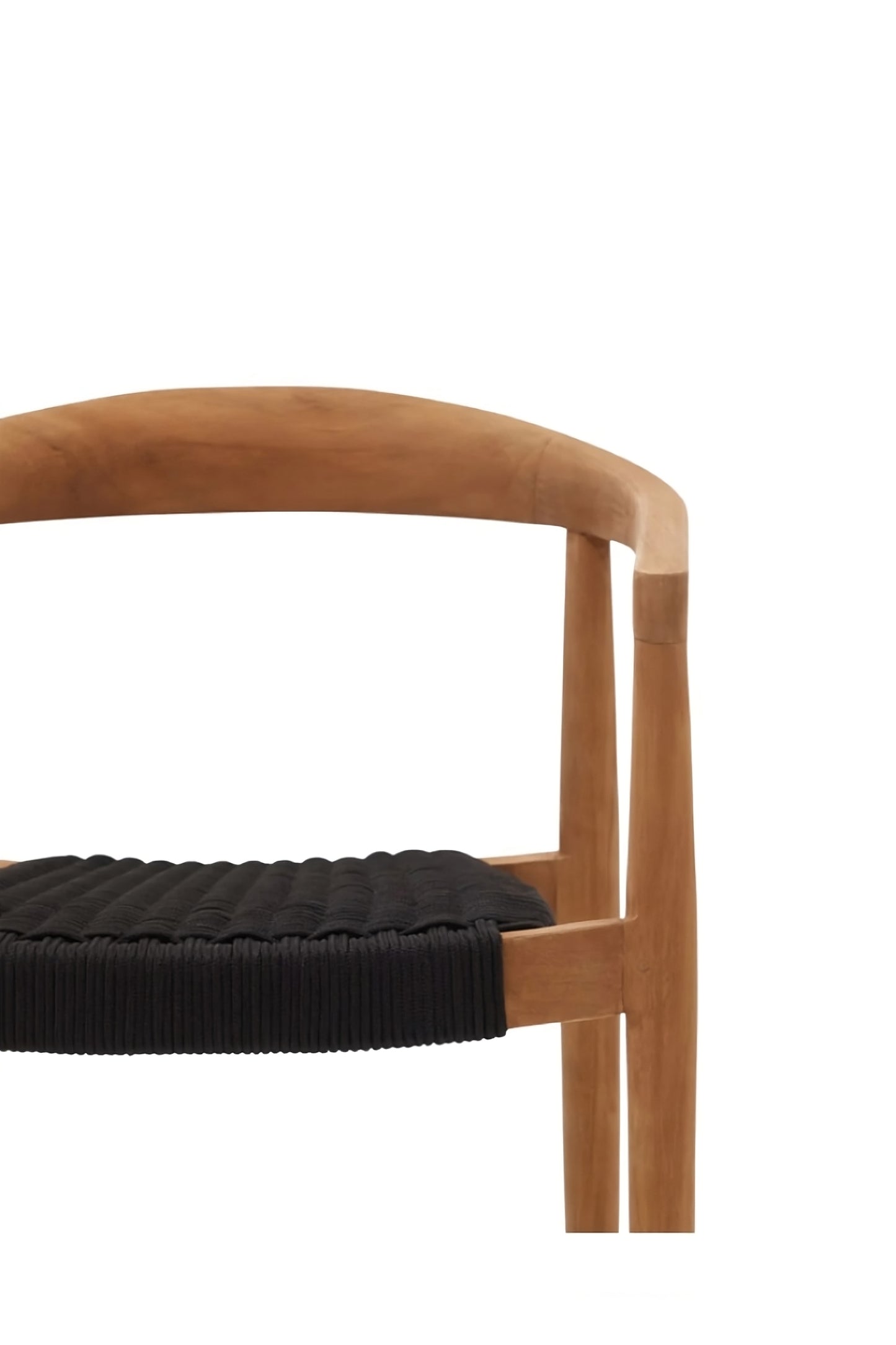 Solid Teak Stackable Outdoor Chairs (4) | La Forma Ydalia