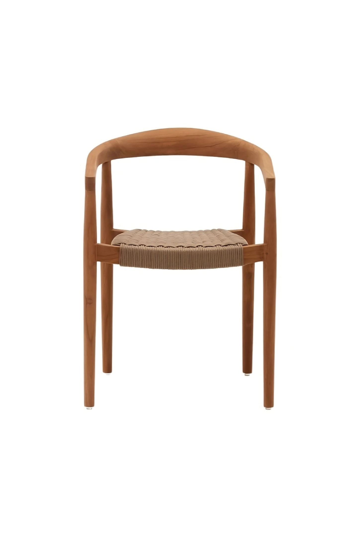 Solid Teak Stackable Outdoor Chairs (4) | La Forma Ydalia