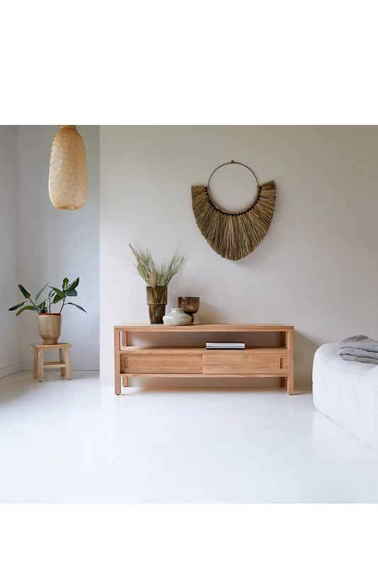 Solid Teak TV Cabinet | Tikamoon Anton