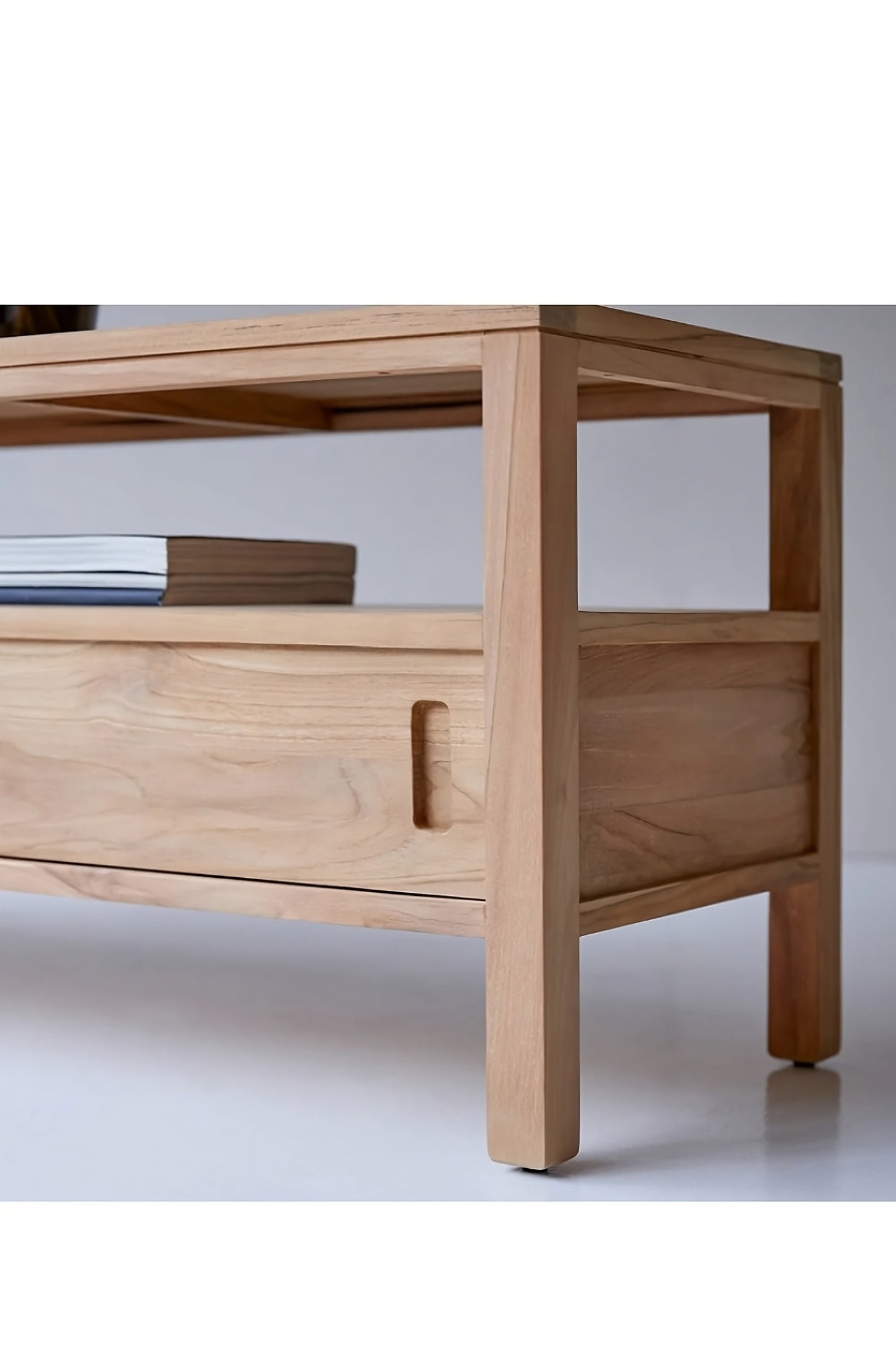 Solid Teak TV Cabinet | Tikamoon Anton