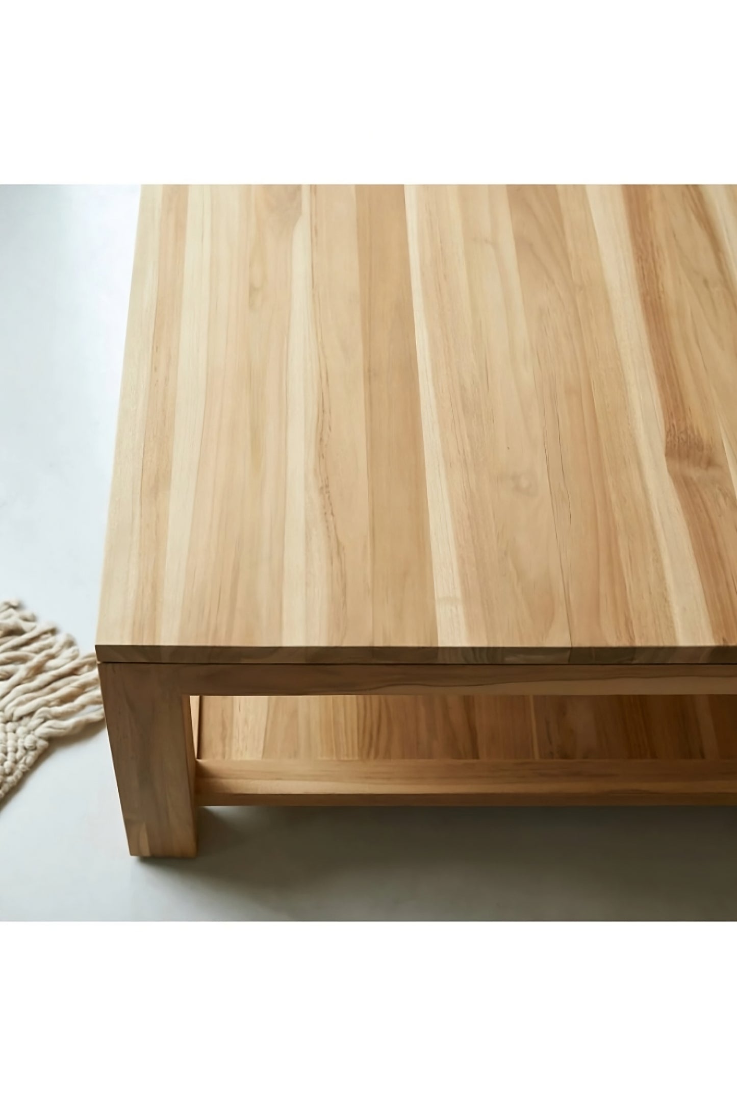 Square Teak Coffee Table | Tikamoon Eve