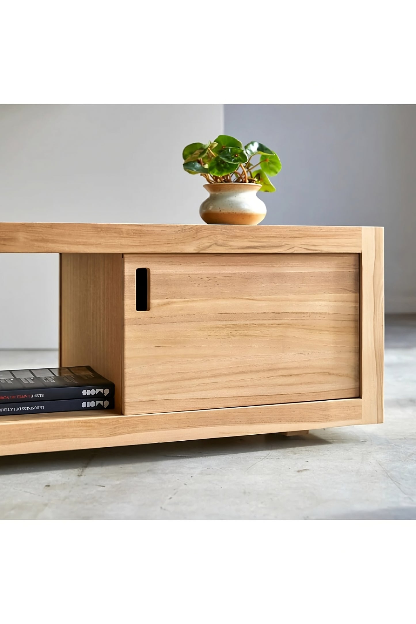 Teak Minimalist Coffee Table | Tikamoon Adam