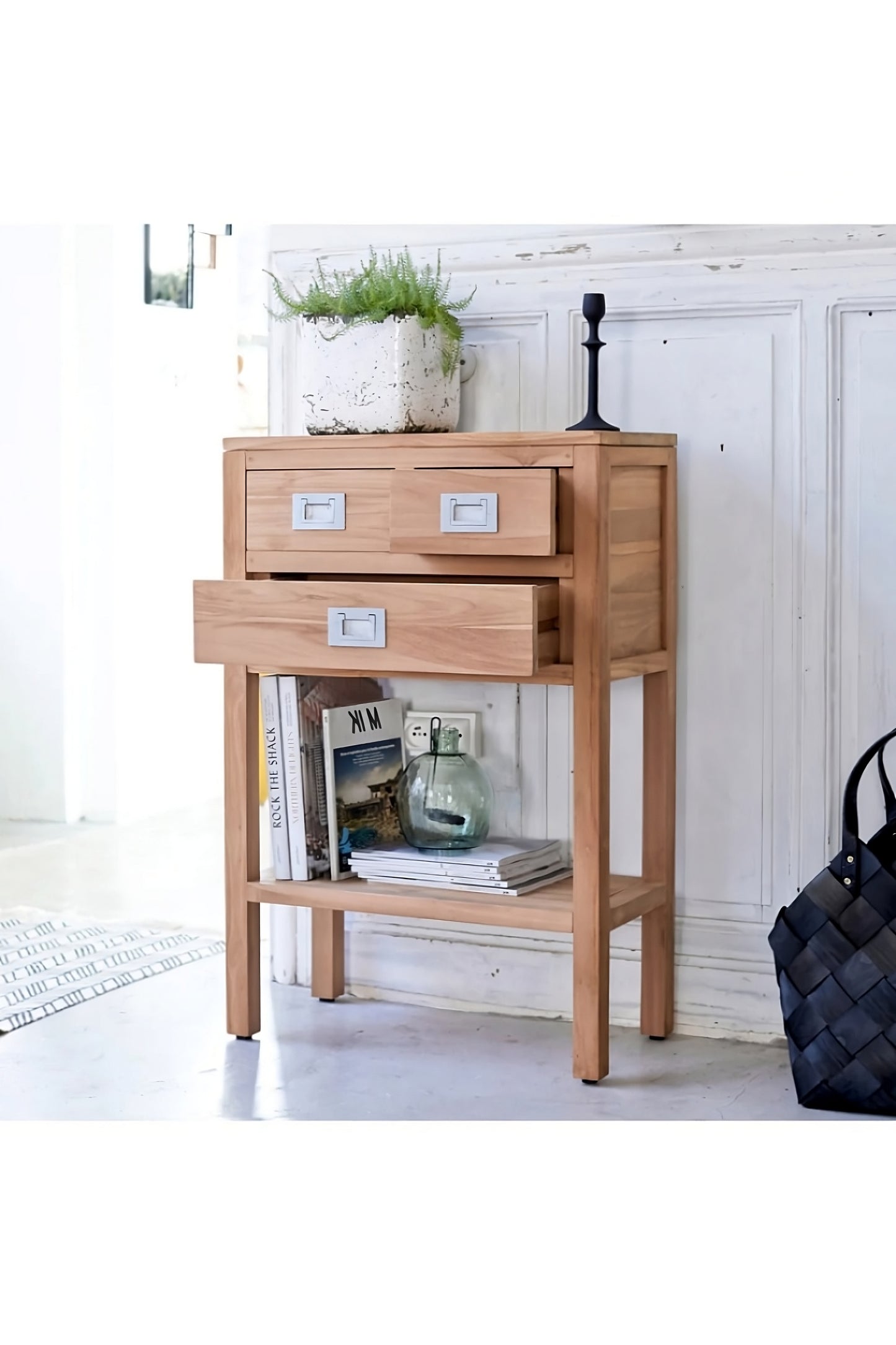 Teak Minimalist Console Table | Tikamoon Coffee Tek Triti