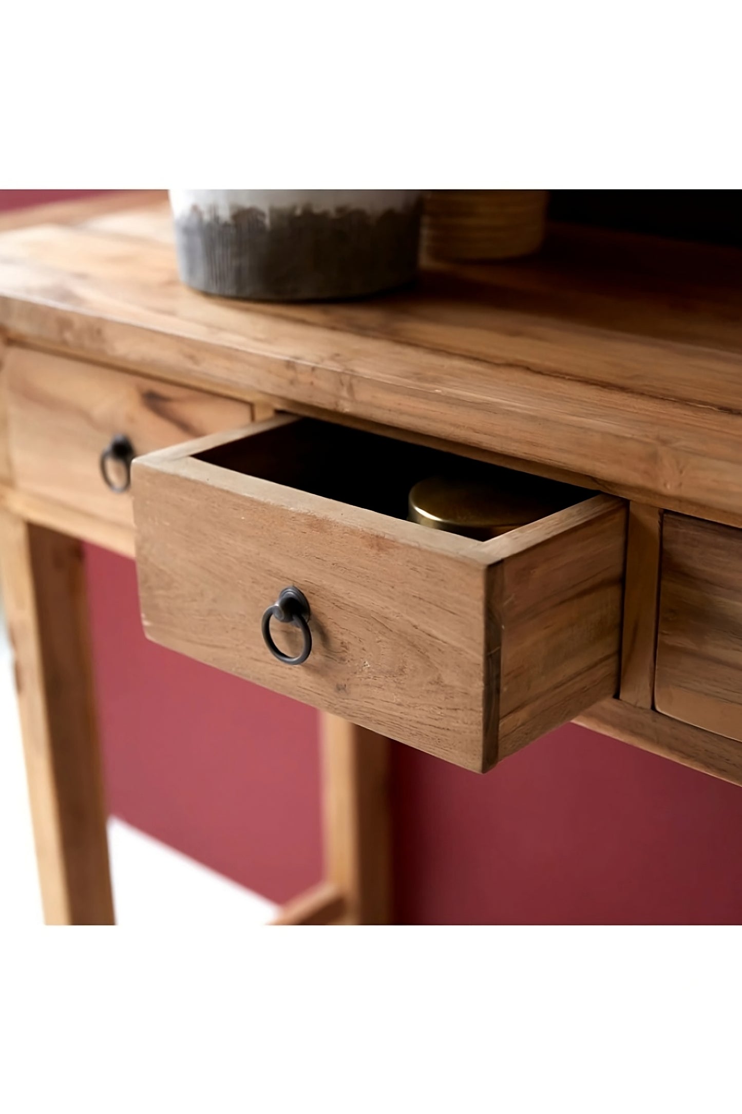 Teak Modern Classic Side Table | Tikamoon Junie