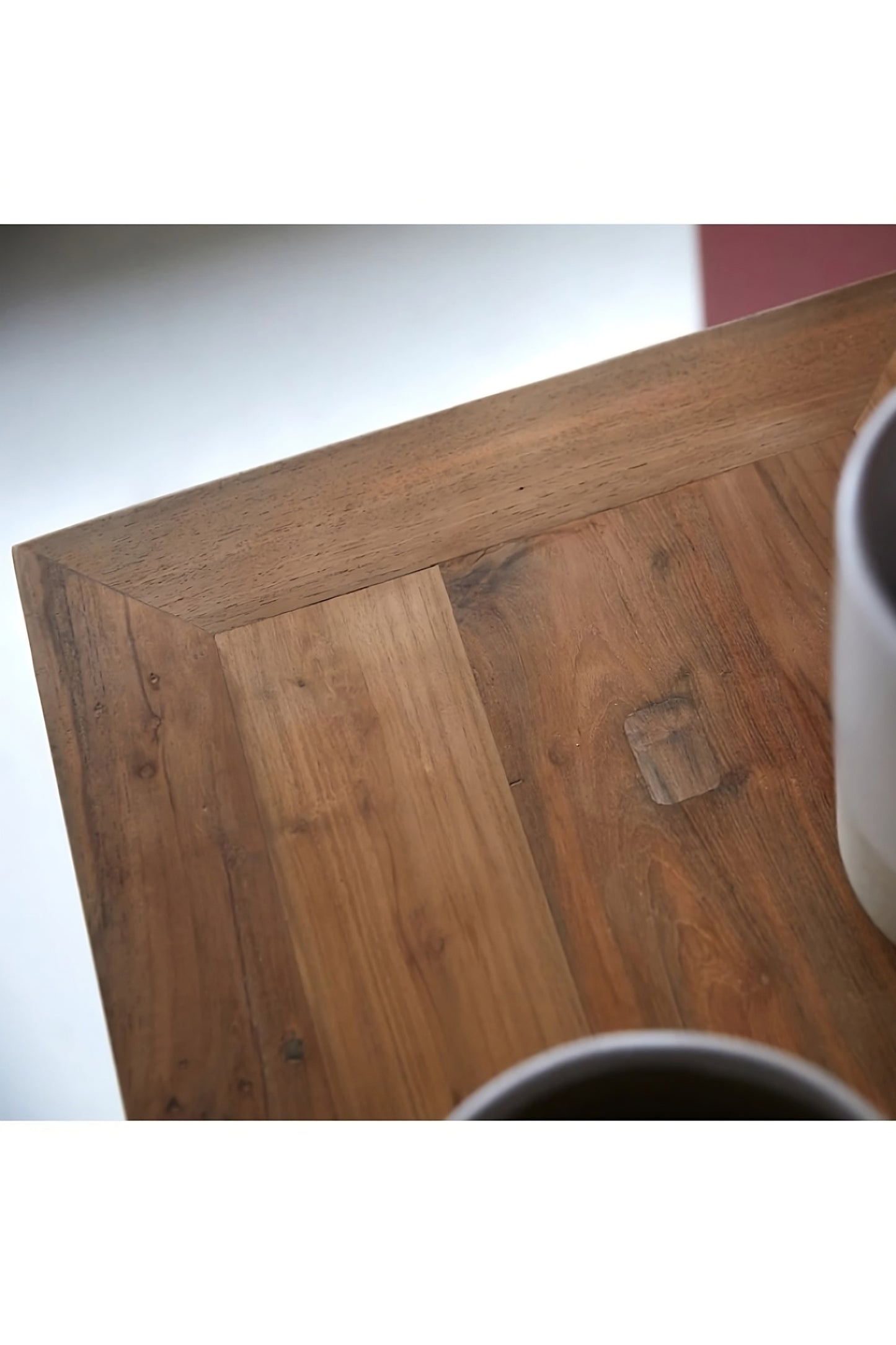 Teak Modern Classic Side Table | Tikamoon Junie
