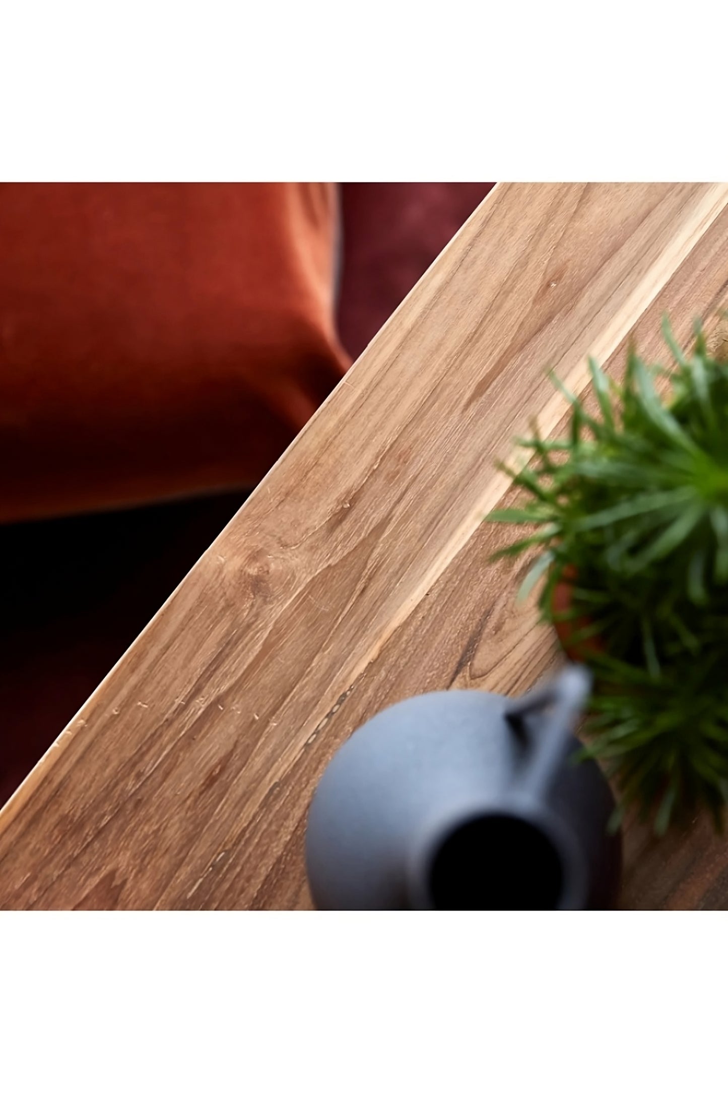 Teak Modern Classic Teak Bench | Tikamoon Adonis