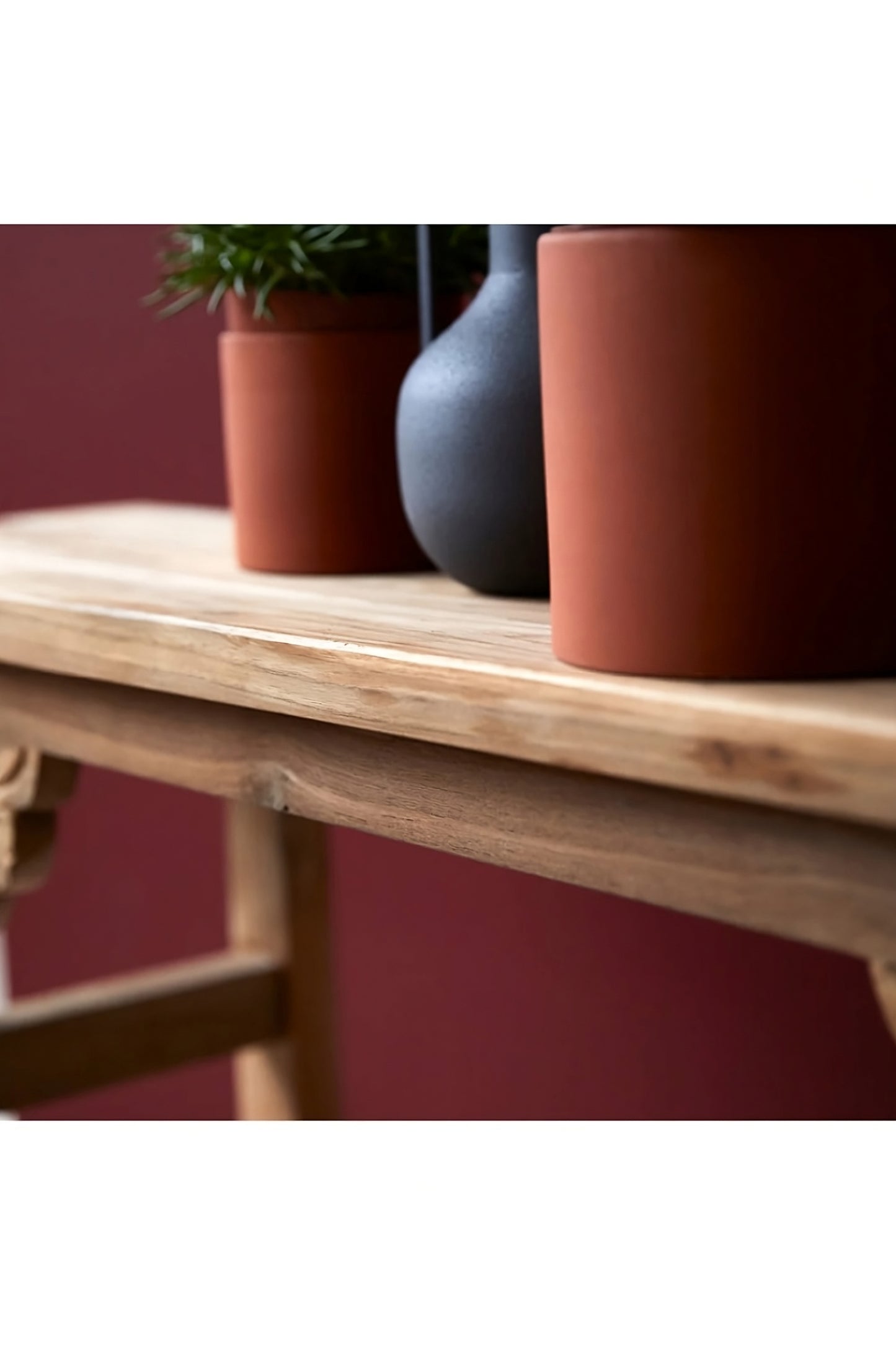 Teak Modern Classic Teak Bench | Tikamoon Adonis
