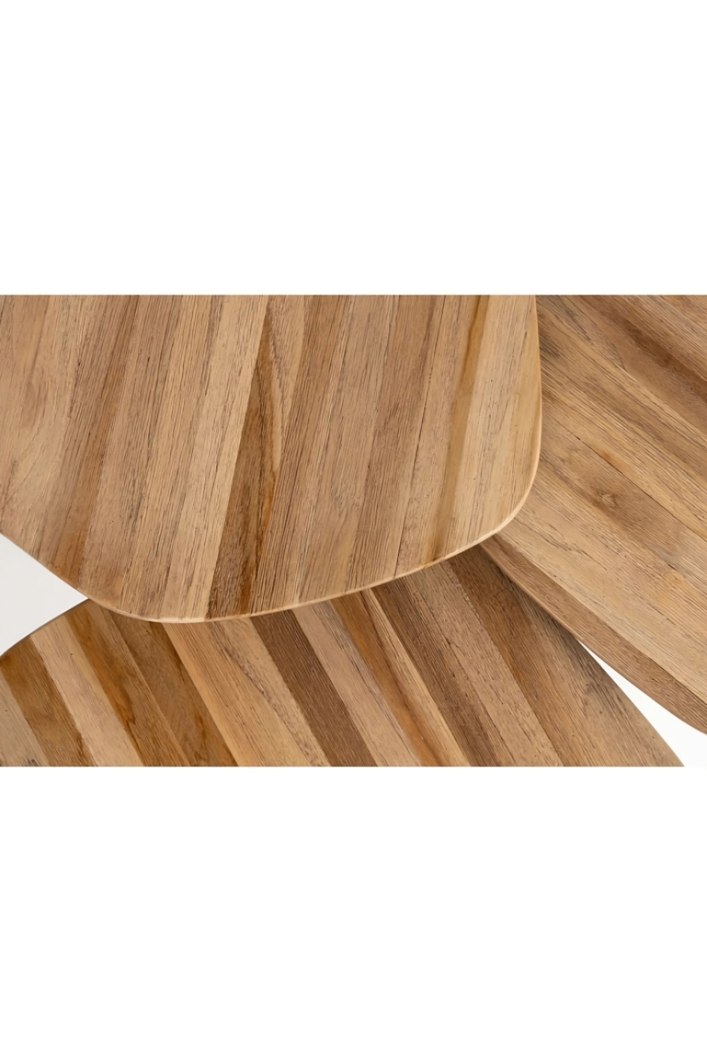 Teak Modern Coffee Table Set (3) | DF Cuties