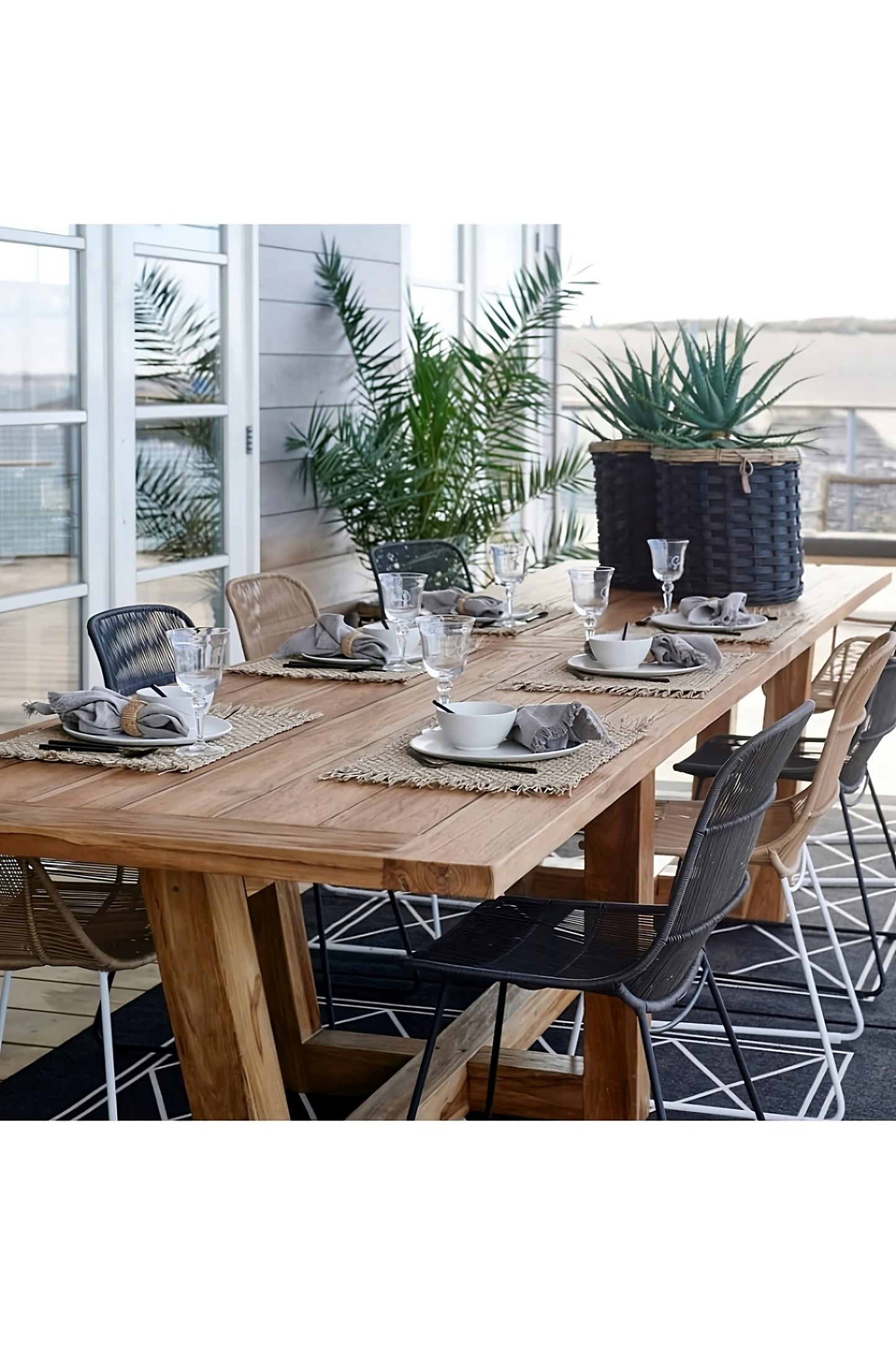 Teak Modern Garden Table | Rivièra Maison Tanjung