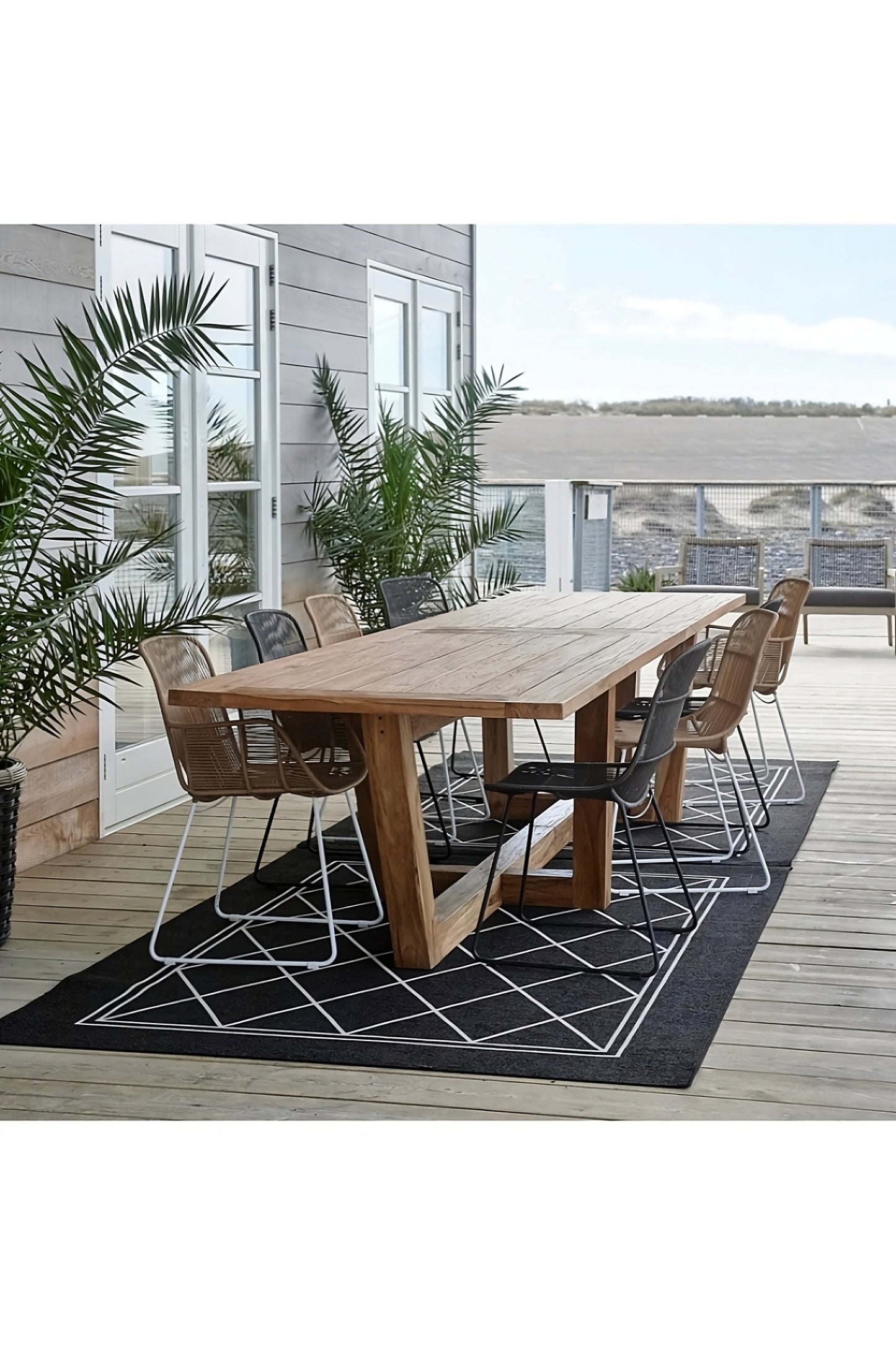 Teak Modern Garden Table | Rivièra Maison Tanjung