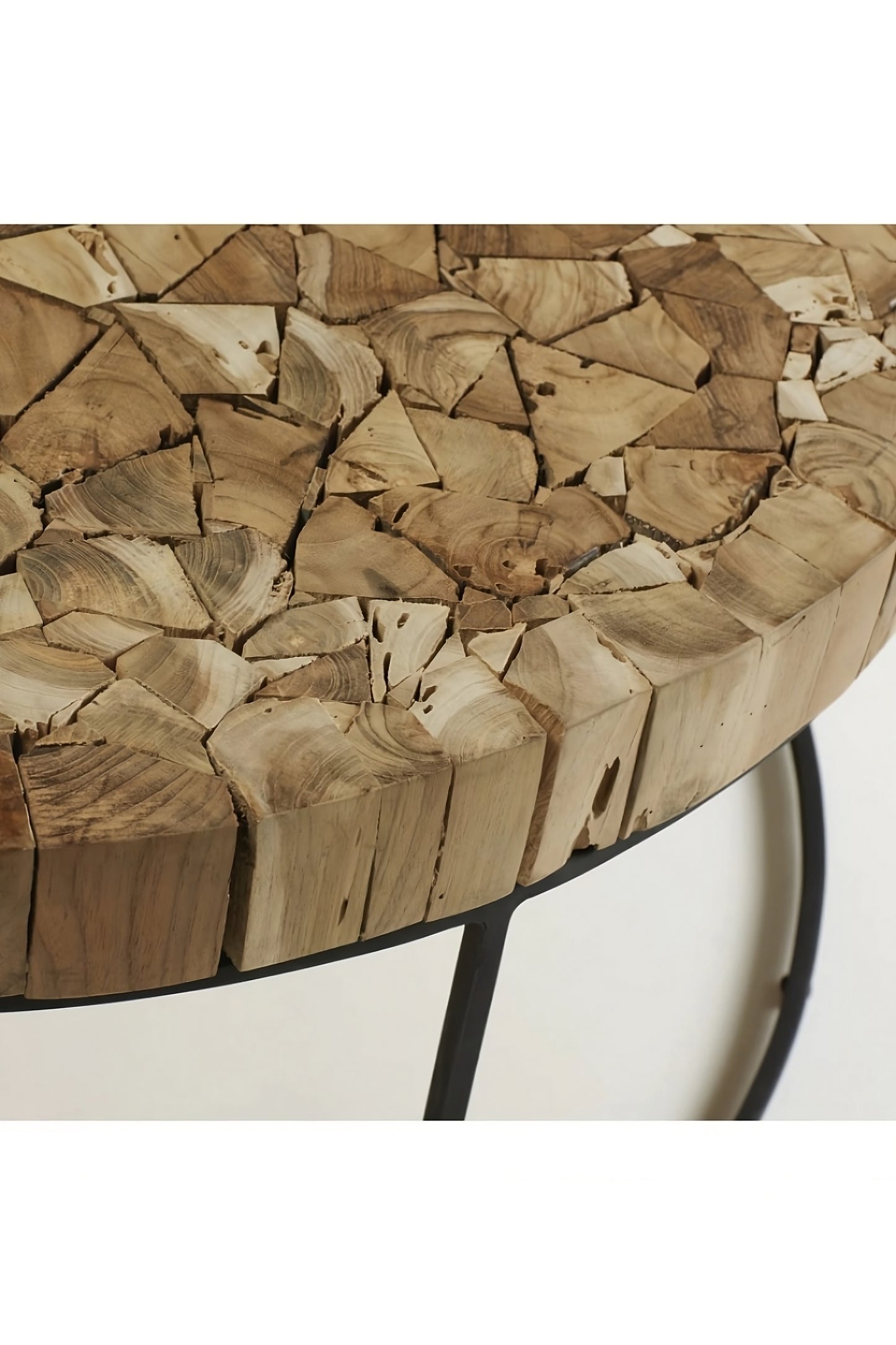 Teak Mosaic Top Coffee Table | La Forma Solo