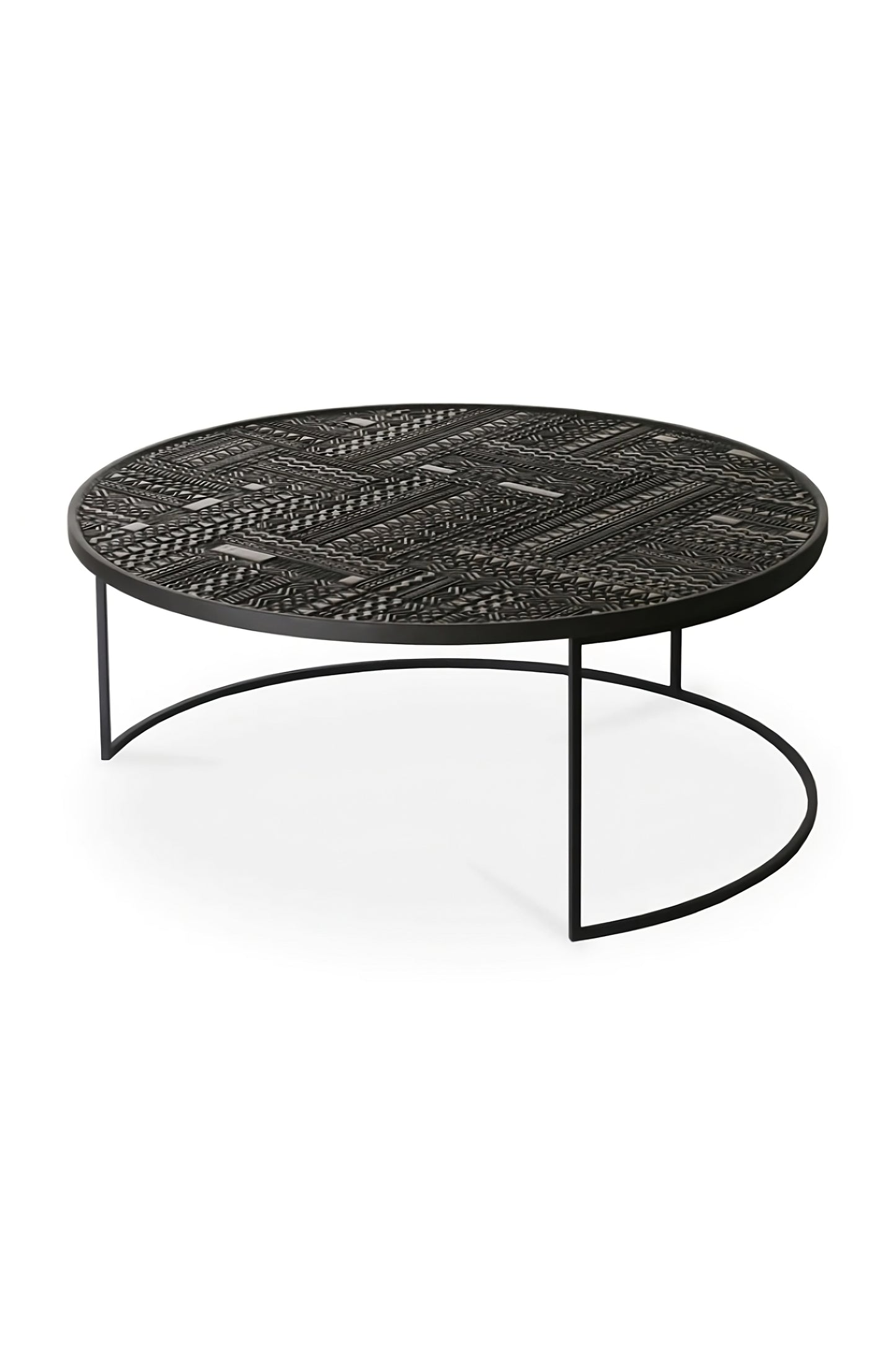 Teak Nesting Coffee Table Set (3) | Ethnicraft Tabwa