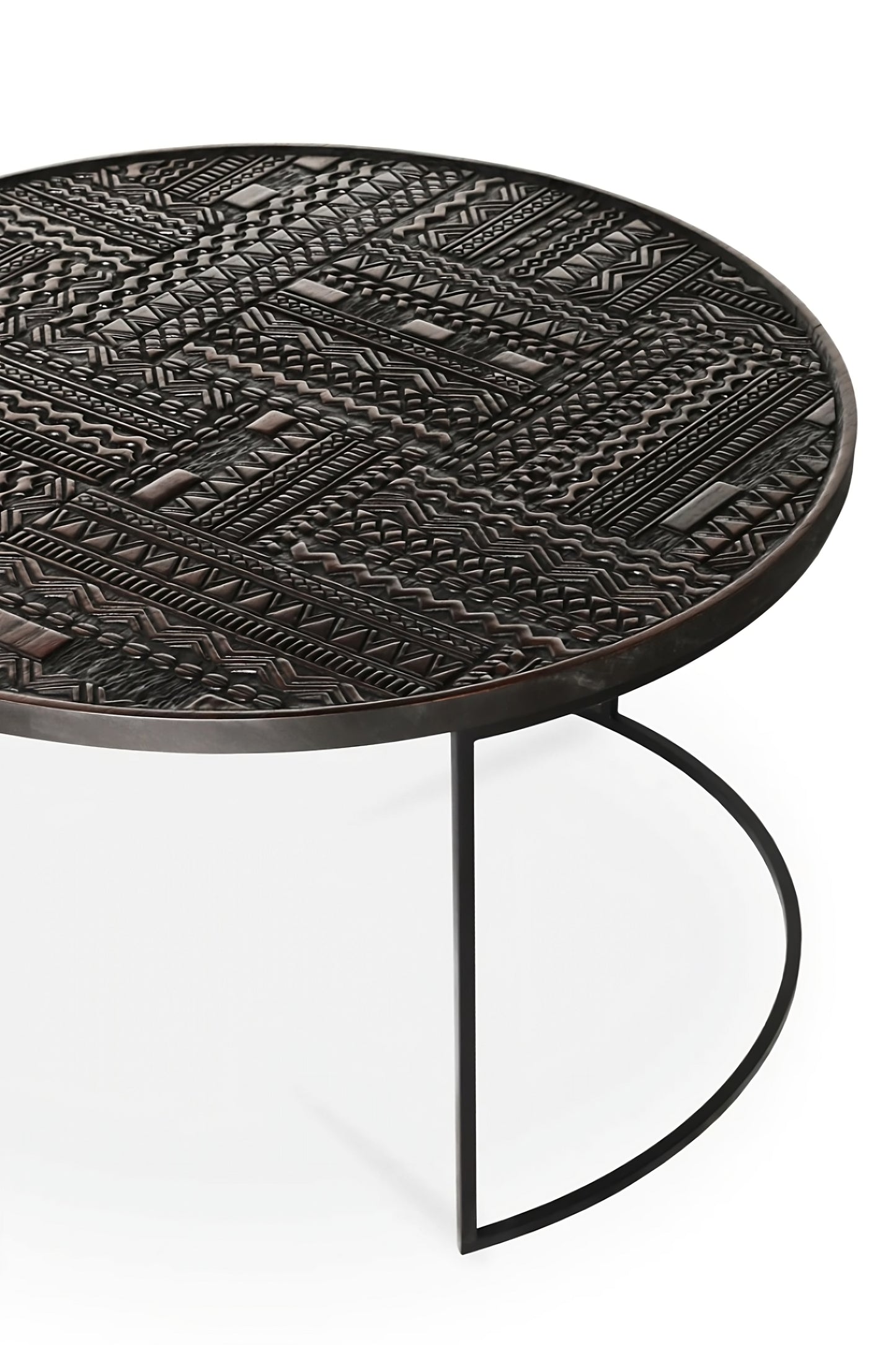 Teak Nesting Coffee Table Set (3) | Ethnicraft Tabwa