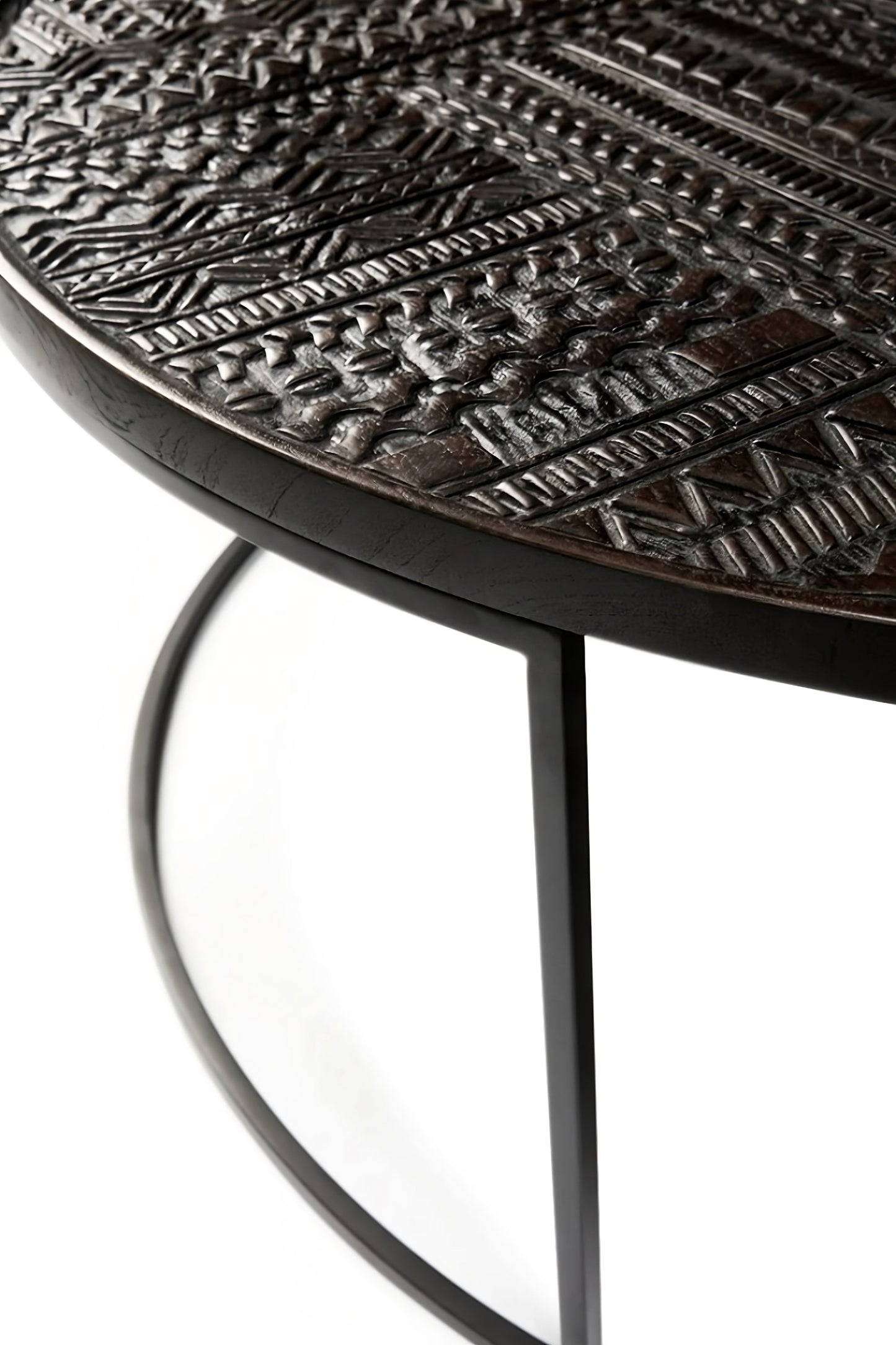 Teak Nesting Coffee Table Set (3) | Ethnicraft Tabwa