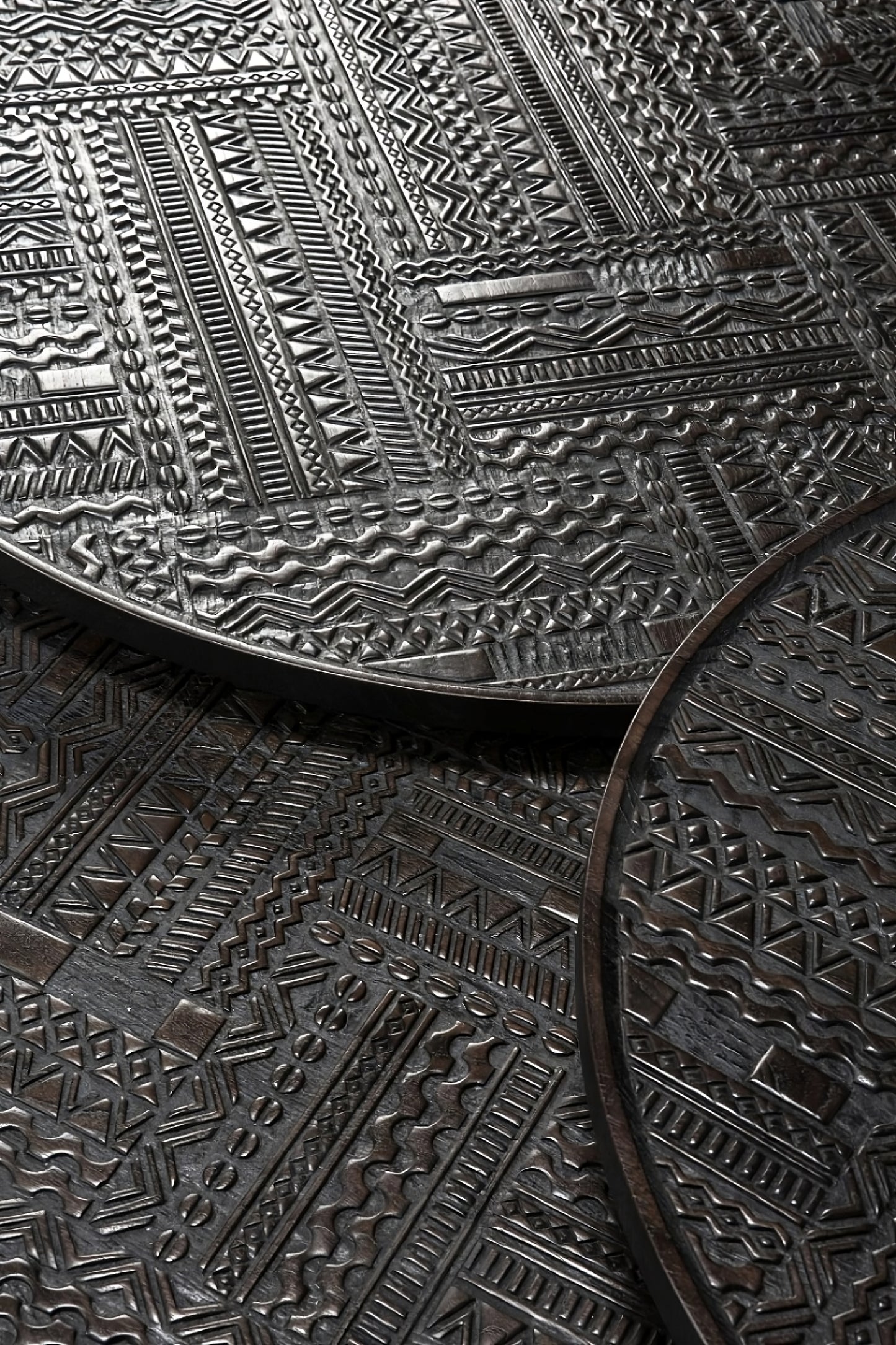 Teak Nesting Coffee Table Set (3) | Ethnicraft Tabwa