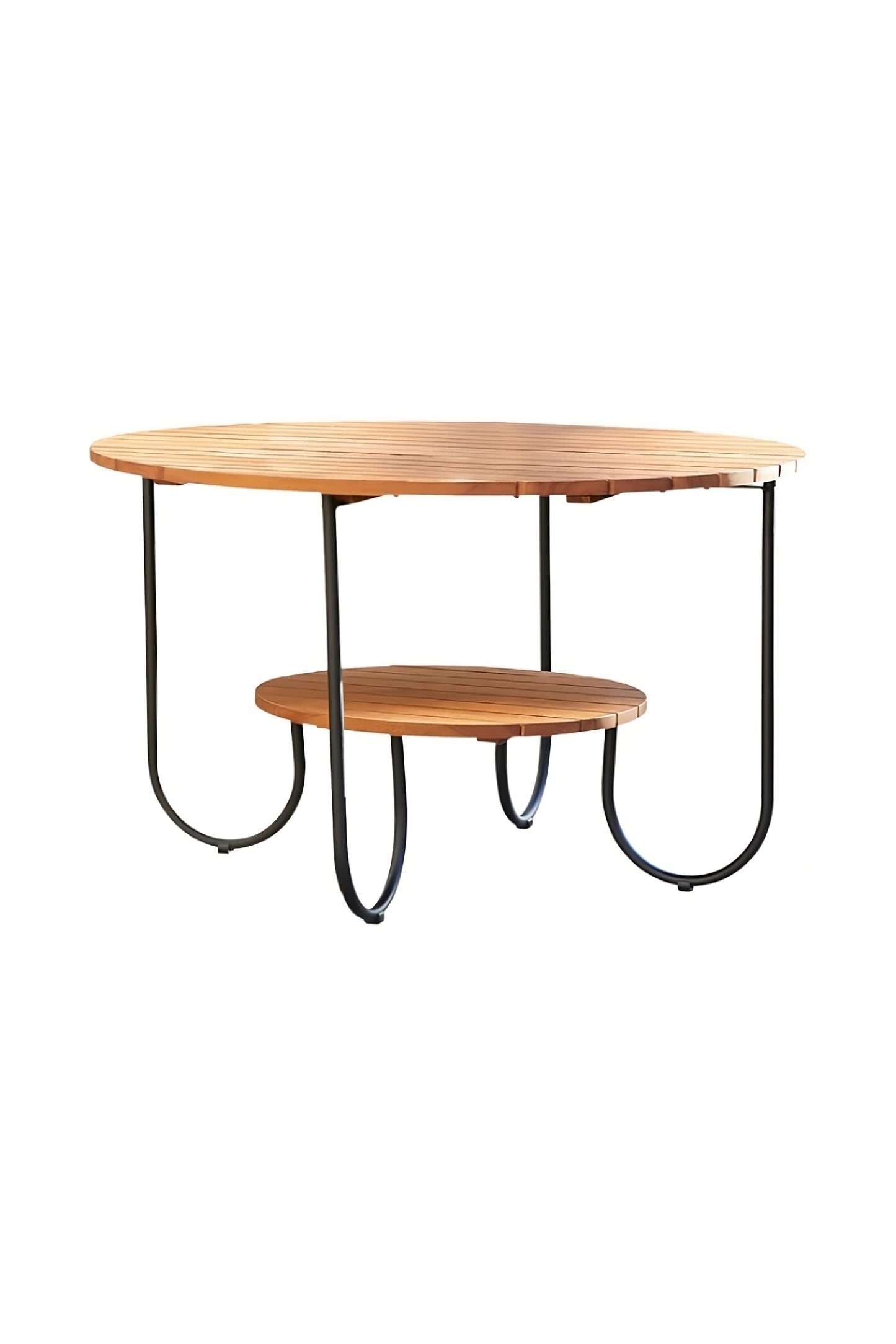 Teak Round Coffee Table | Tikamoon Key Wood