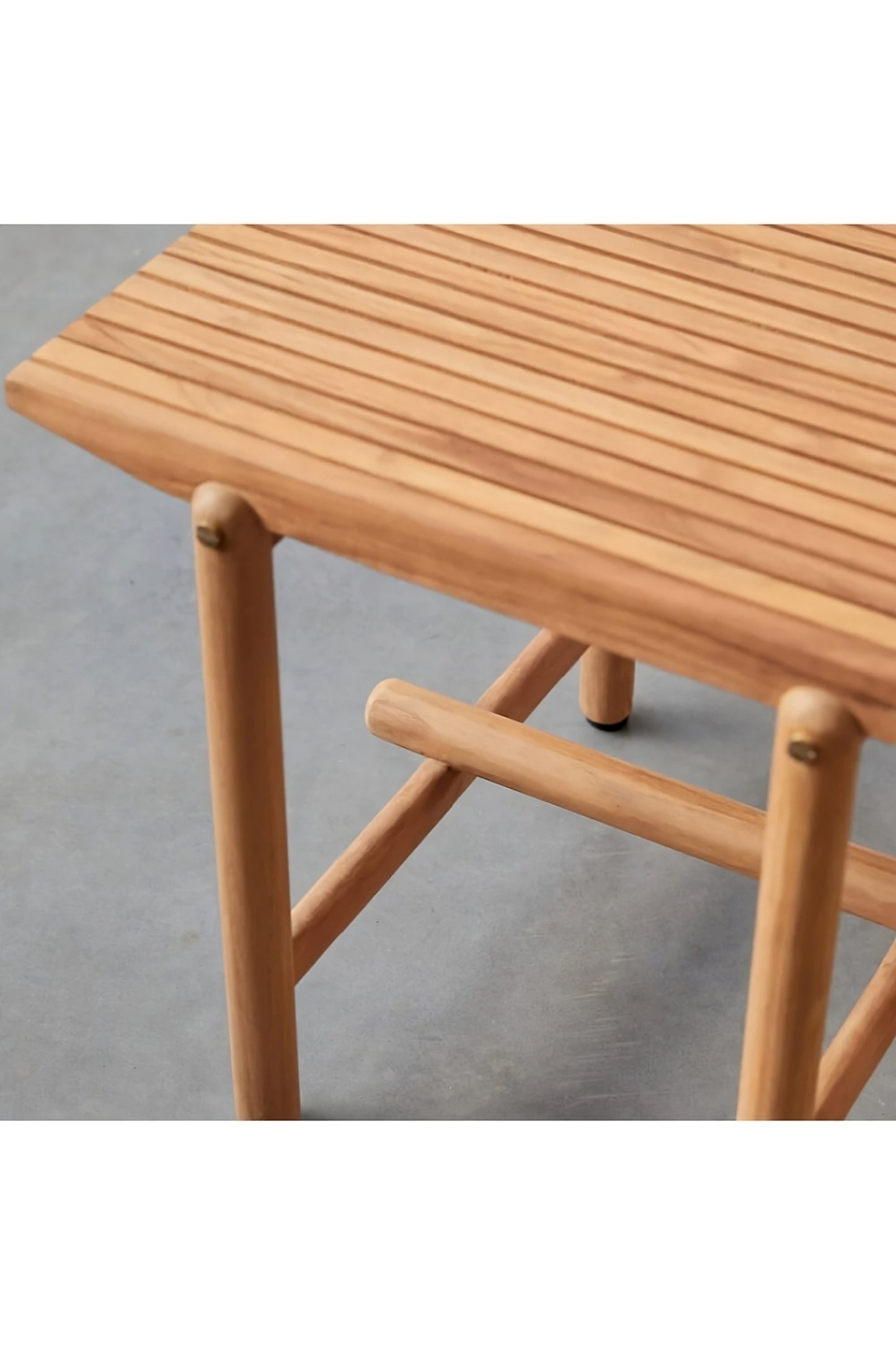 Teak Slatted Garden Table | Tikamoon Fado
