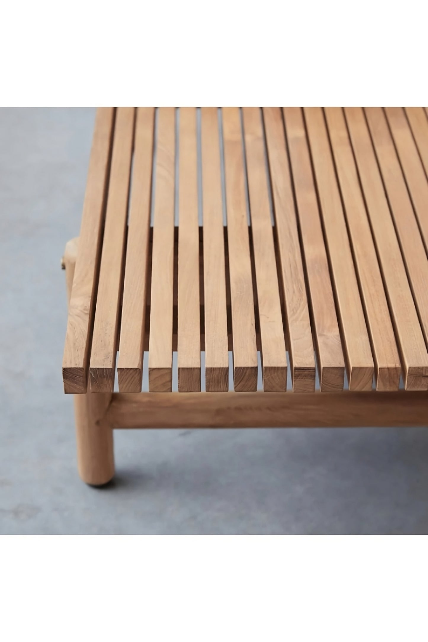 Teak Slatted Outdoor Coffee Table | Tikamoon Fado
