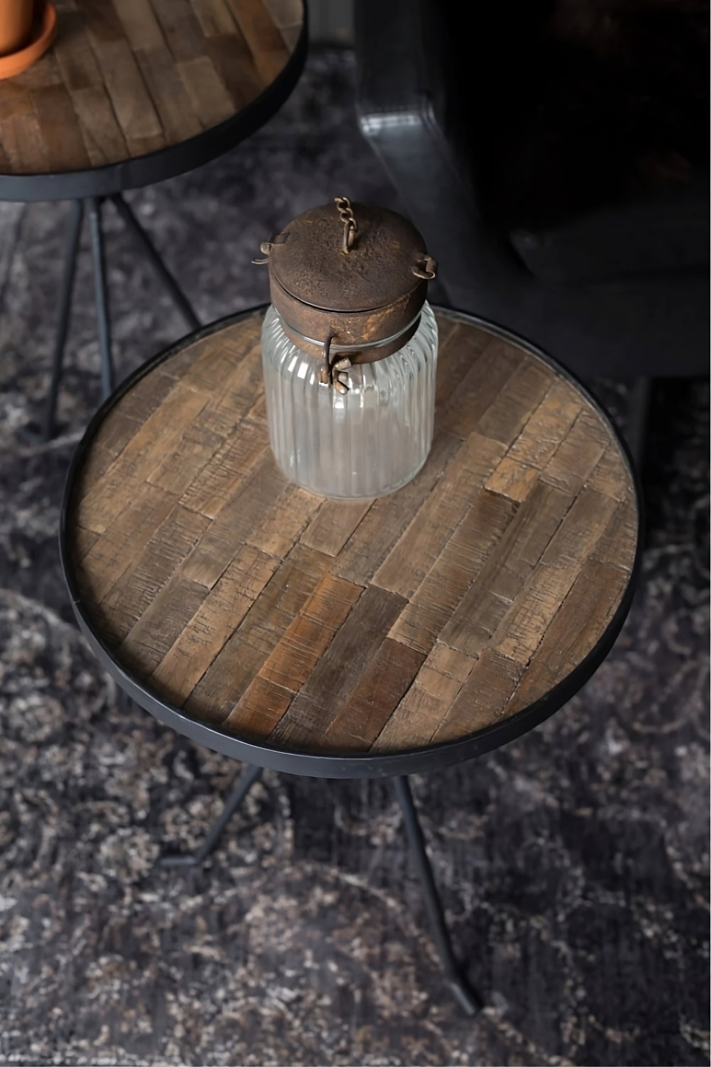 Teak Tripod Nesting Table Set (2) | Dutchbone Tides