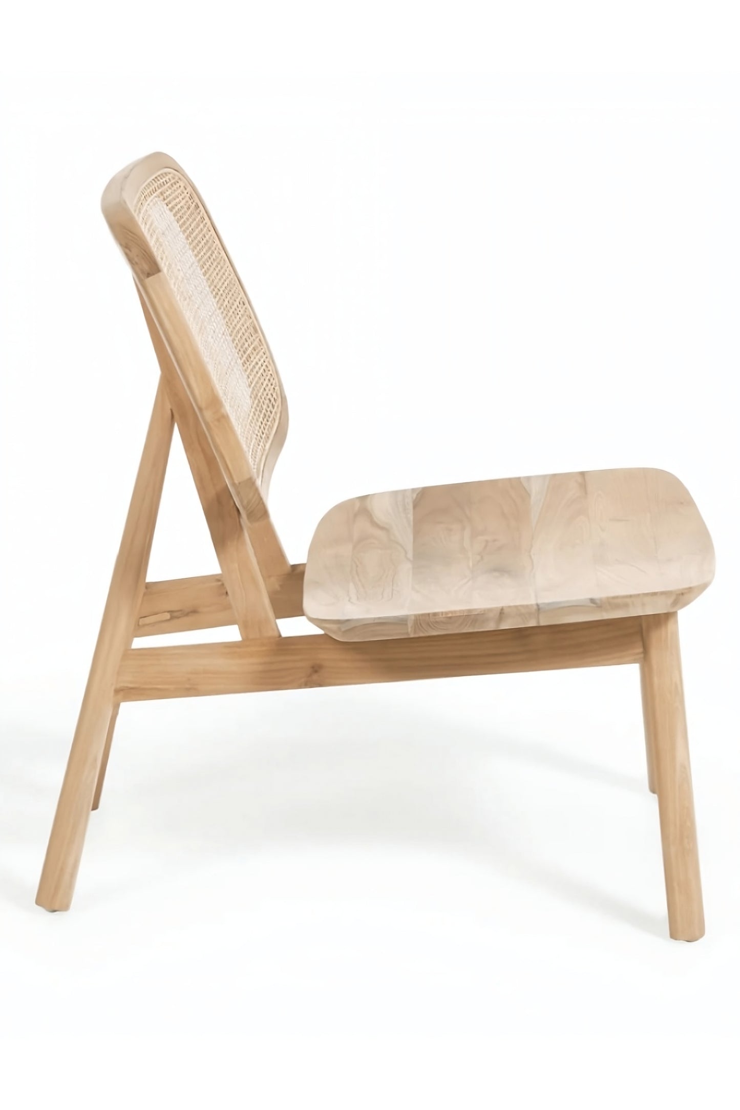 Teak & Rattan Accent Chair | La Forma Nadra