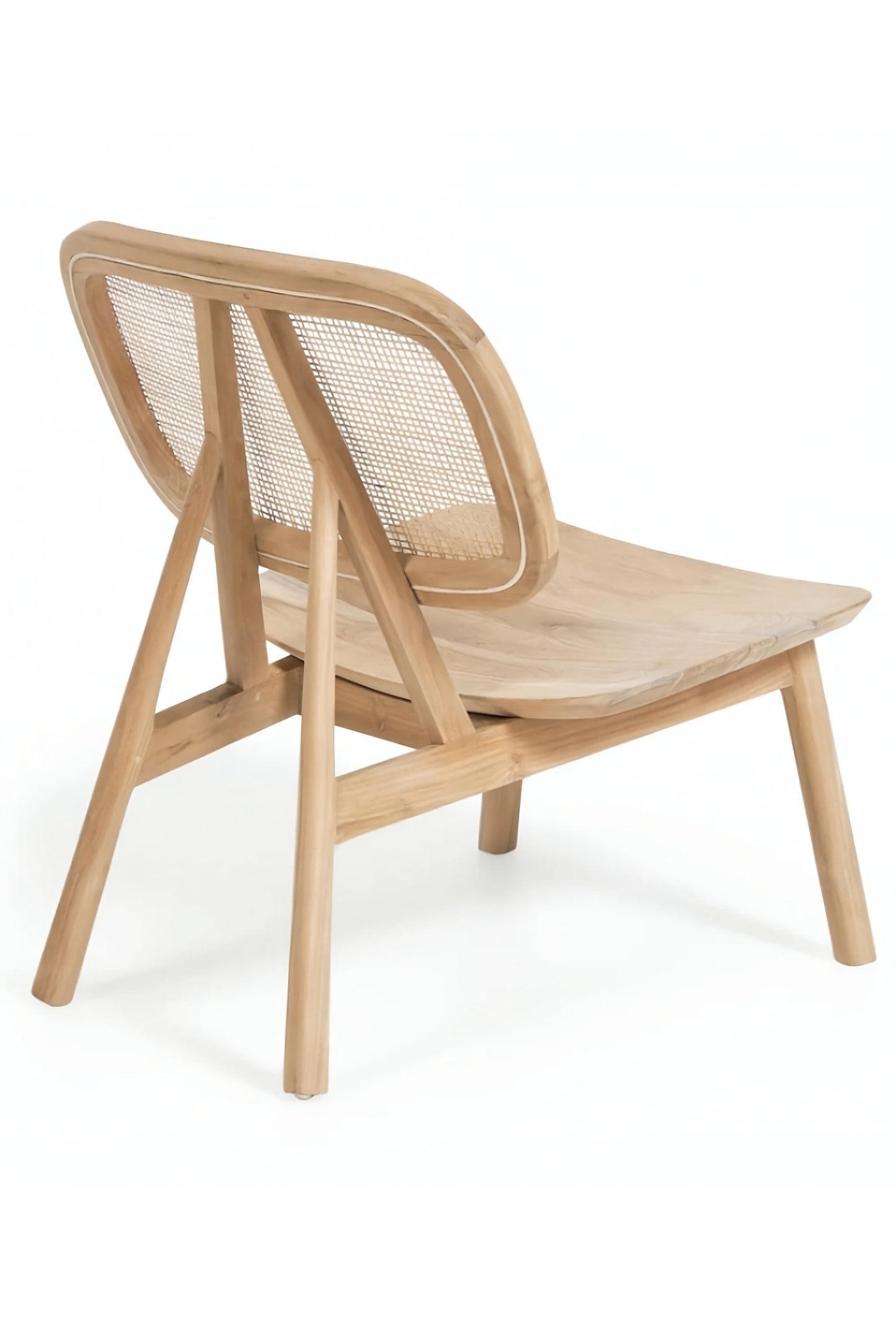 Teak & Rattan Accent Chair | La Forma Nadra