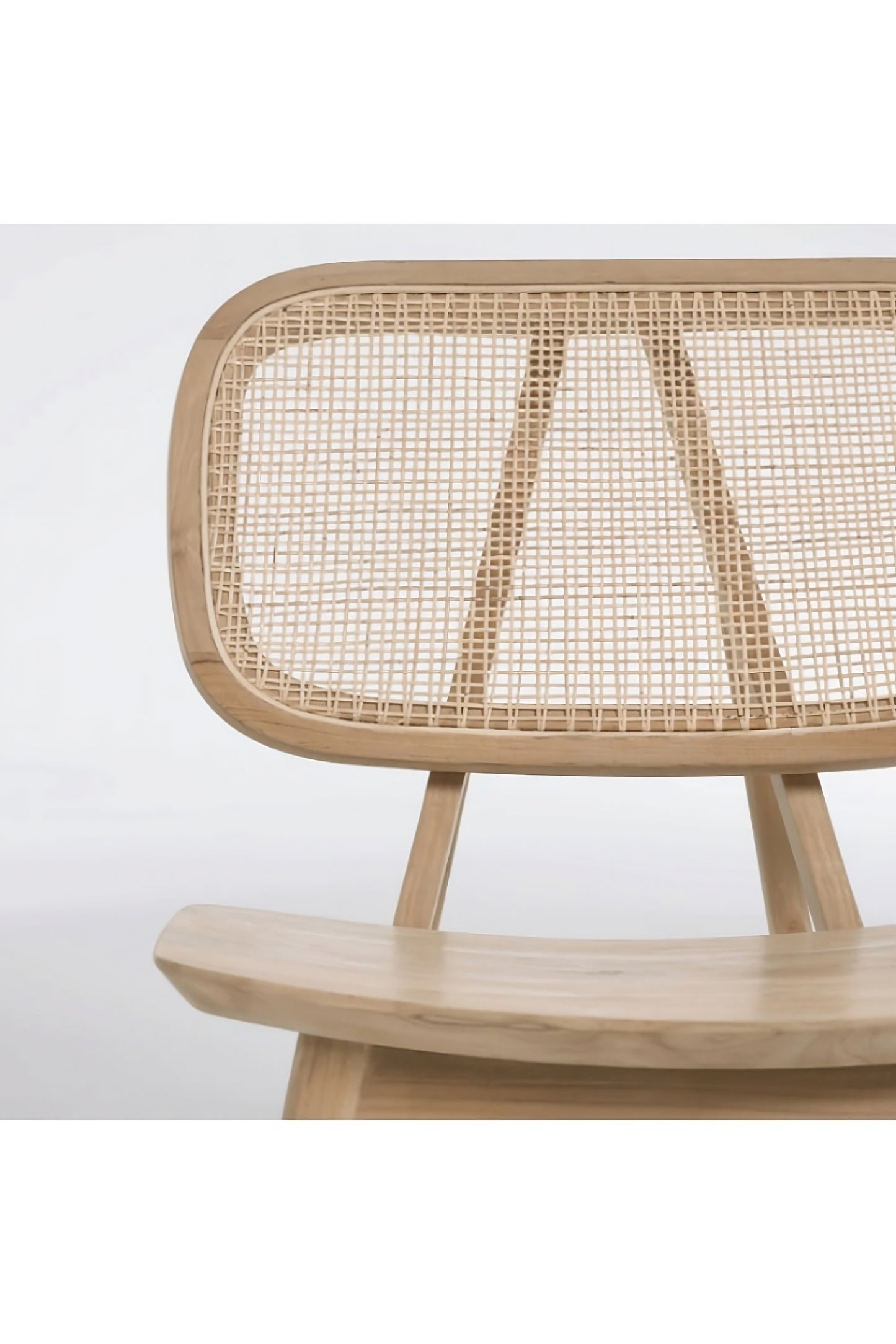 Teak & Rattan Accent Chair | La Forma Nadra