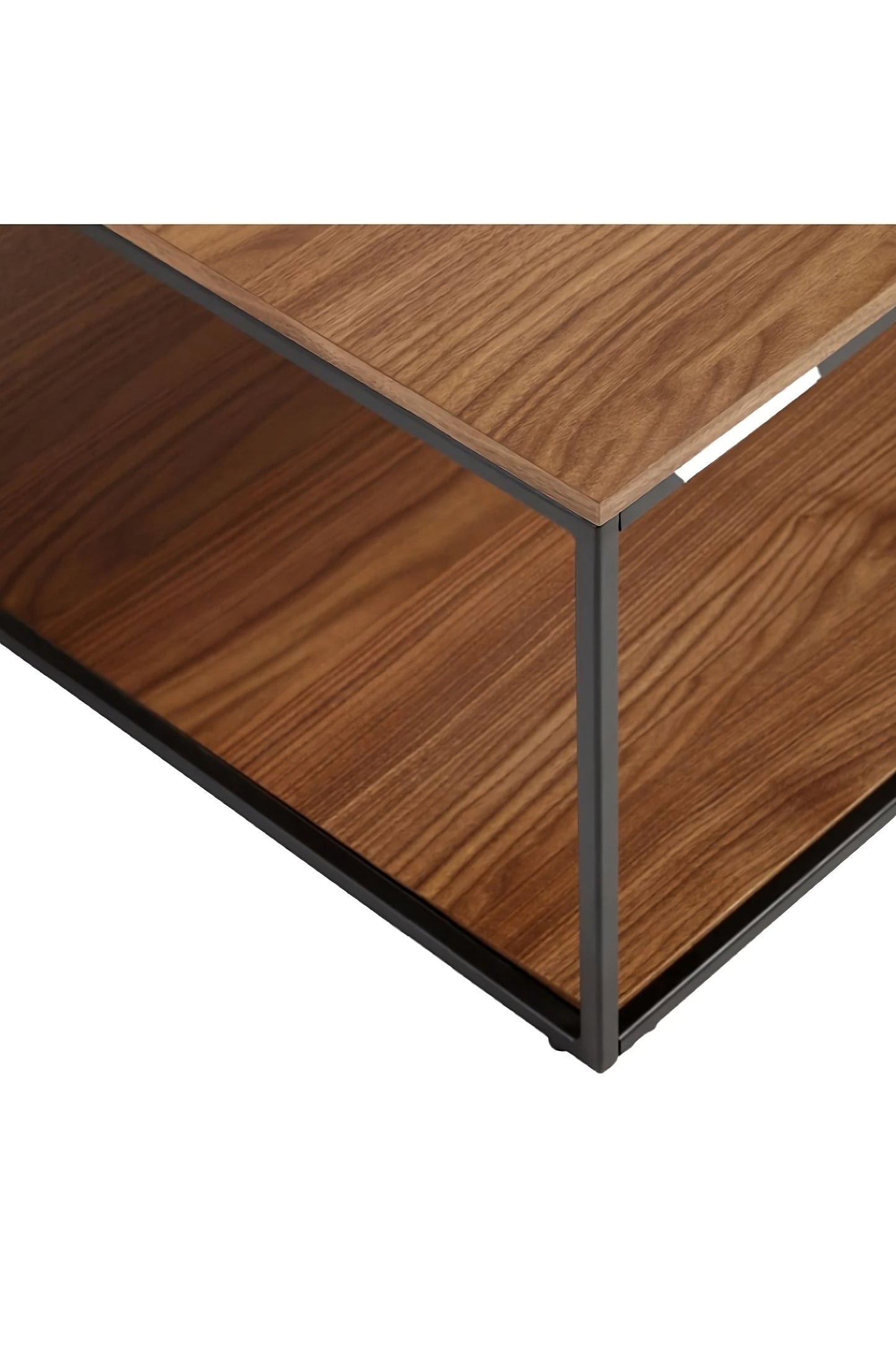 Walnut Coffee Table With Undershelf | La Forma Yoana
