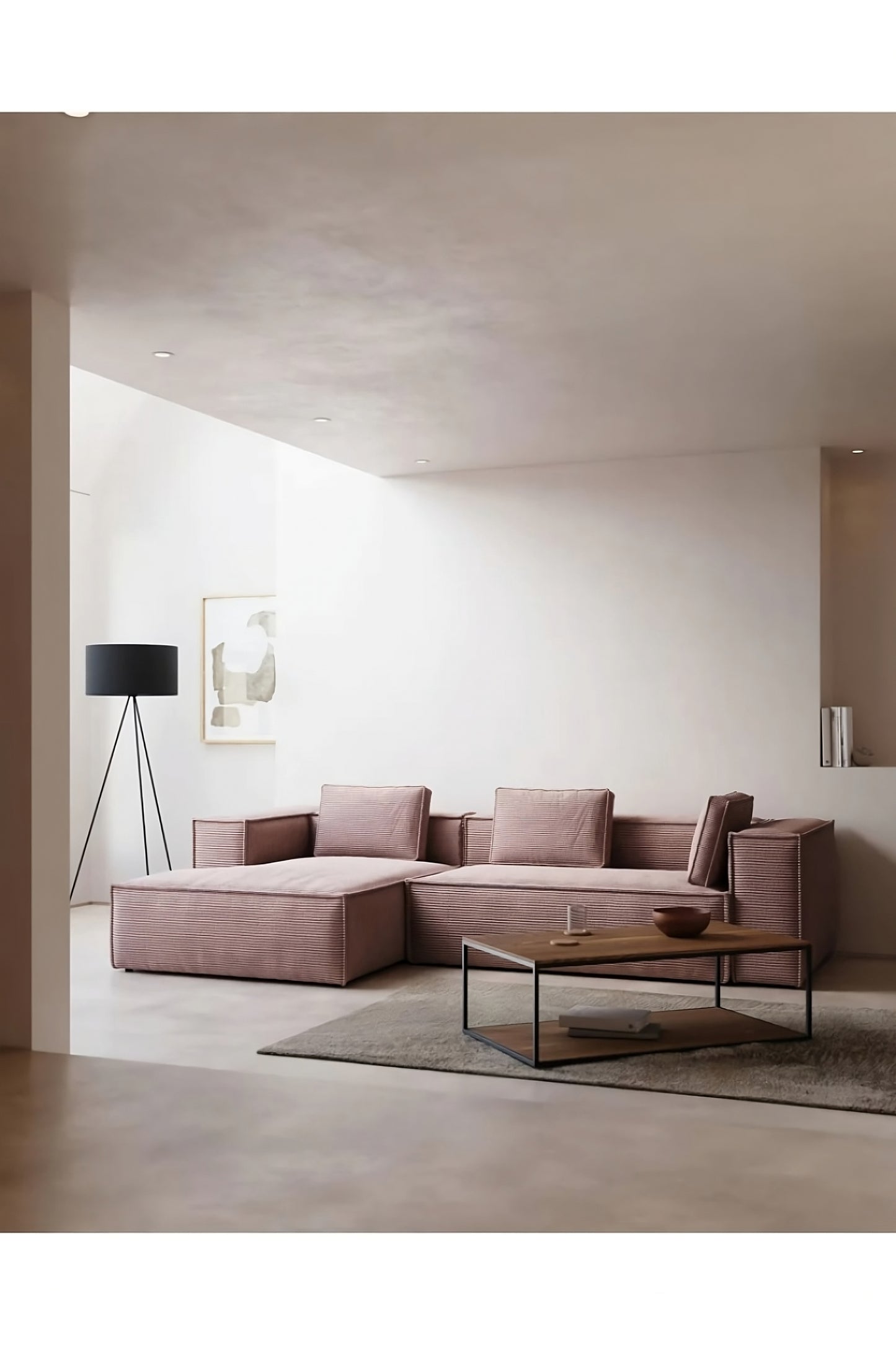 Walnut Coffee Table With Undershelf | La Forma Yoana